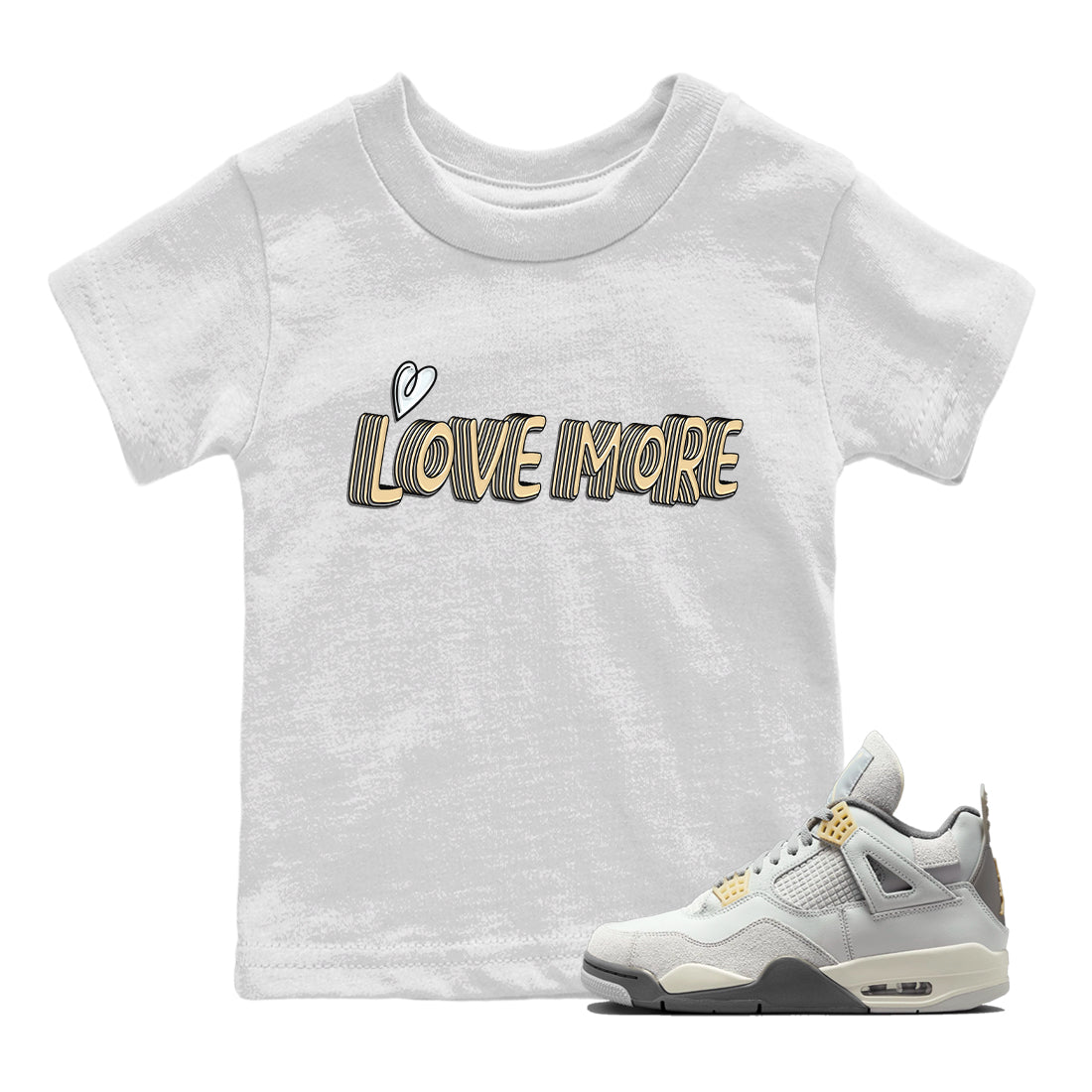 Love More Kids Tops - Air Jordan 4 Craft