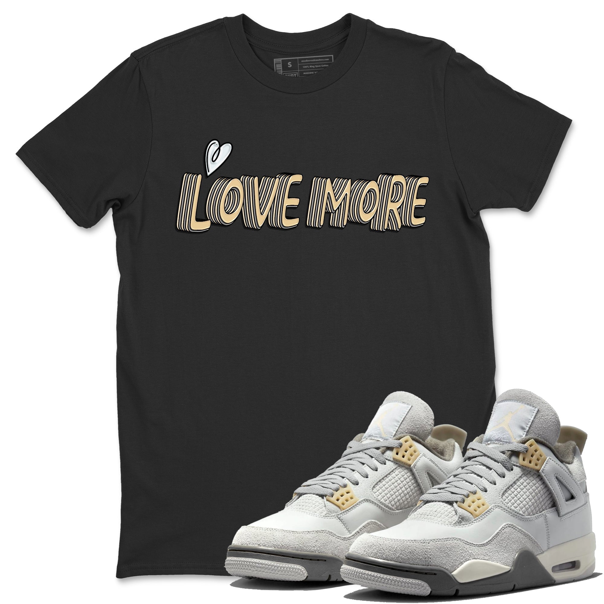 Love More Unisex Tops - Air Jordan 4 Craft