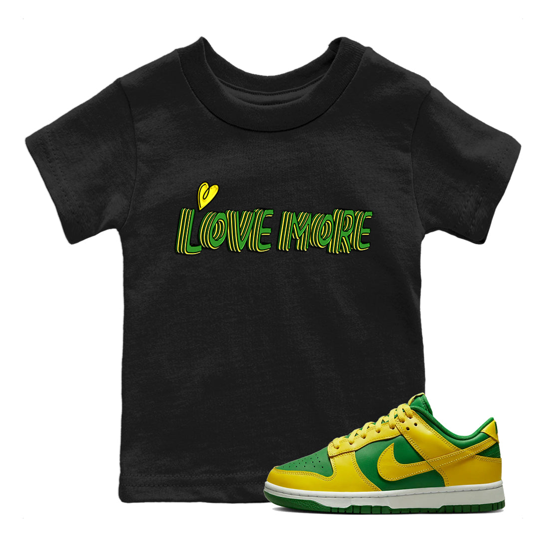 Love More Kids Tops - Dunk Reverse Brazil