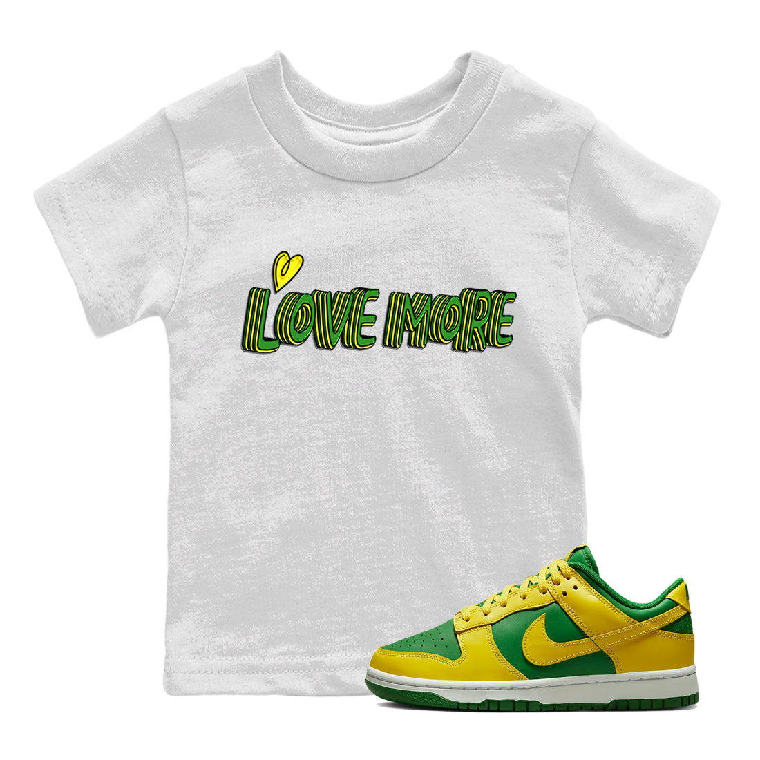 Love More Kids Tops - Dunk Reverse Brazil