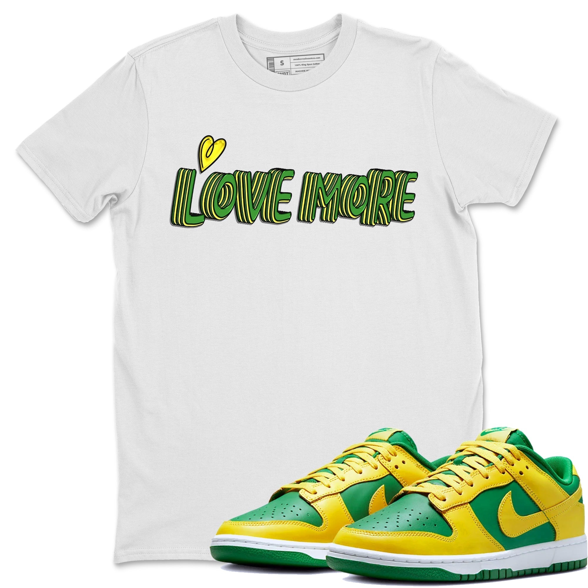 Love More Unisex Tops - Dunk Reverse Brazil