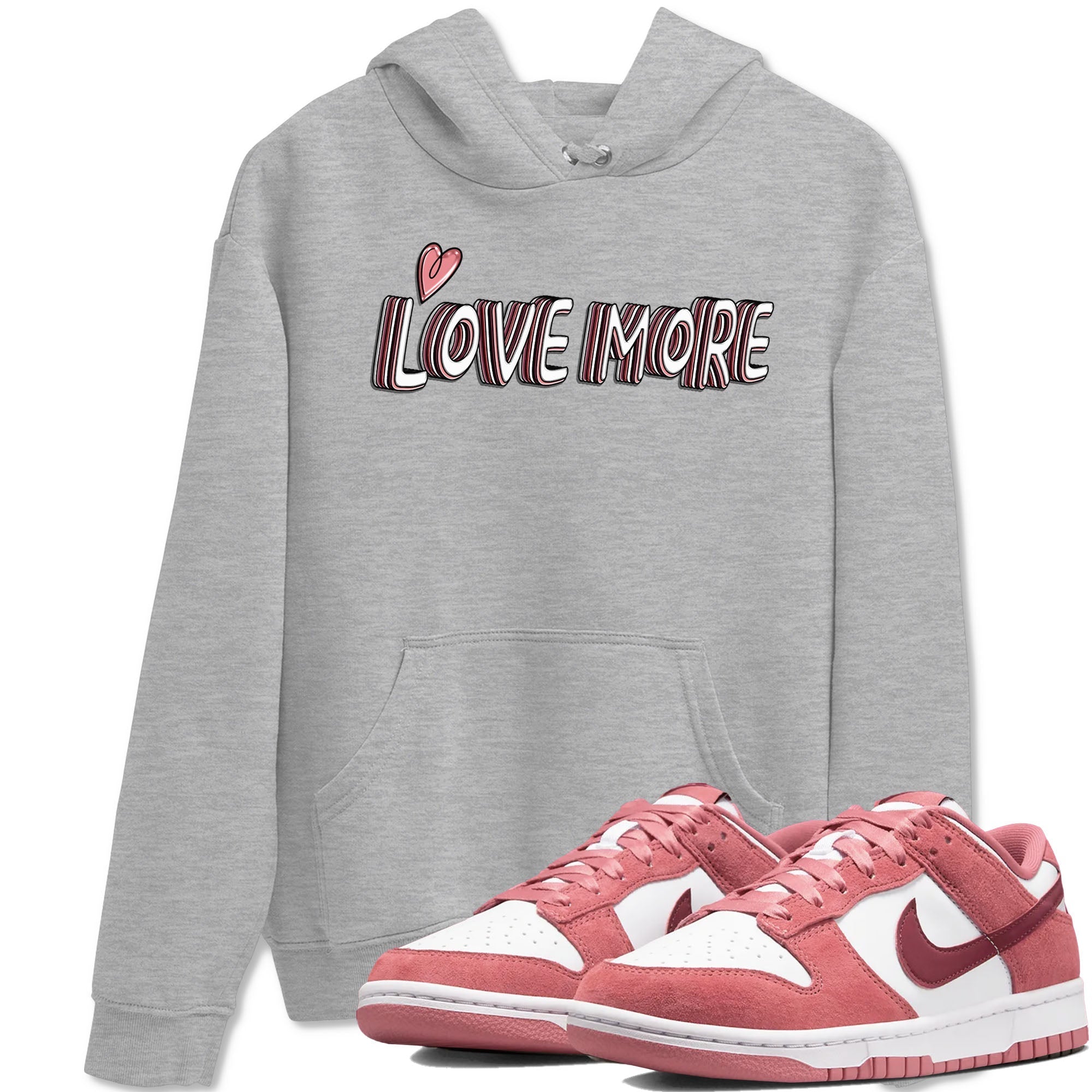 Love More snkmatch Tees - Dunk Valentines Day 2024