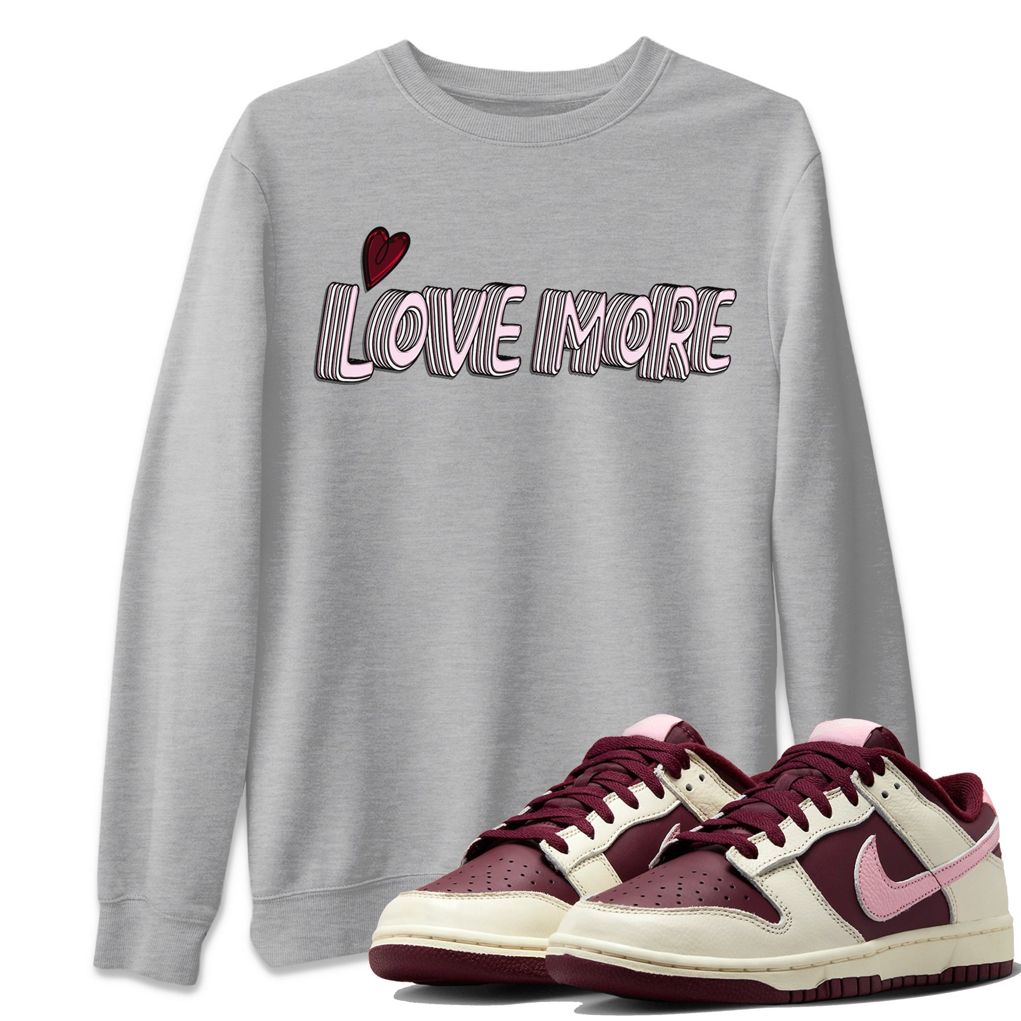 Love More Unisex Tops - Dunk Valentines Day