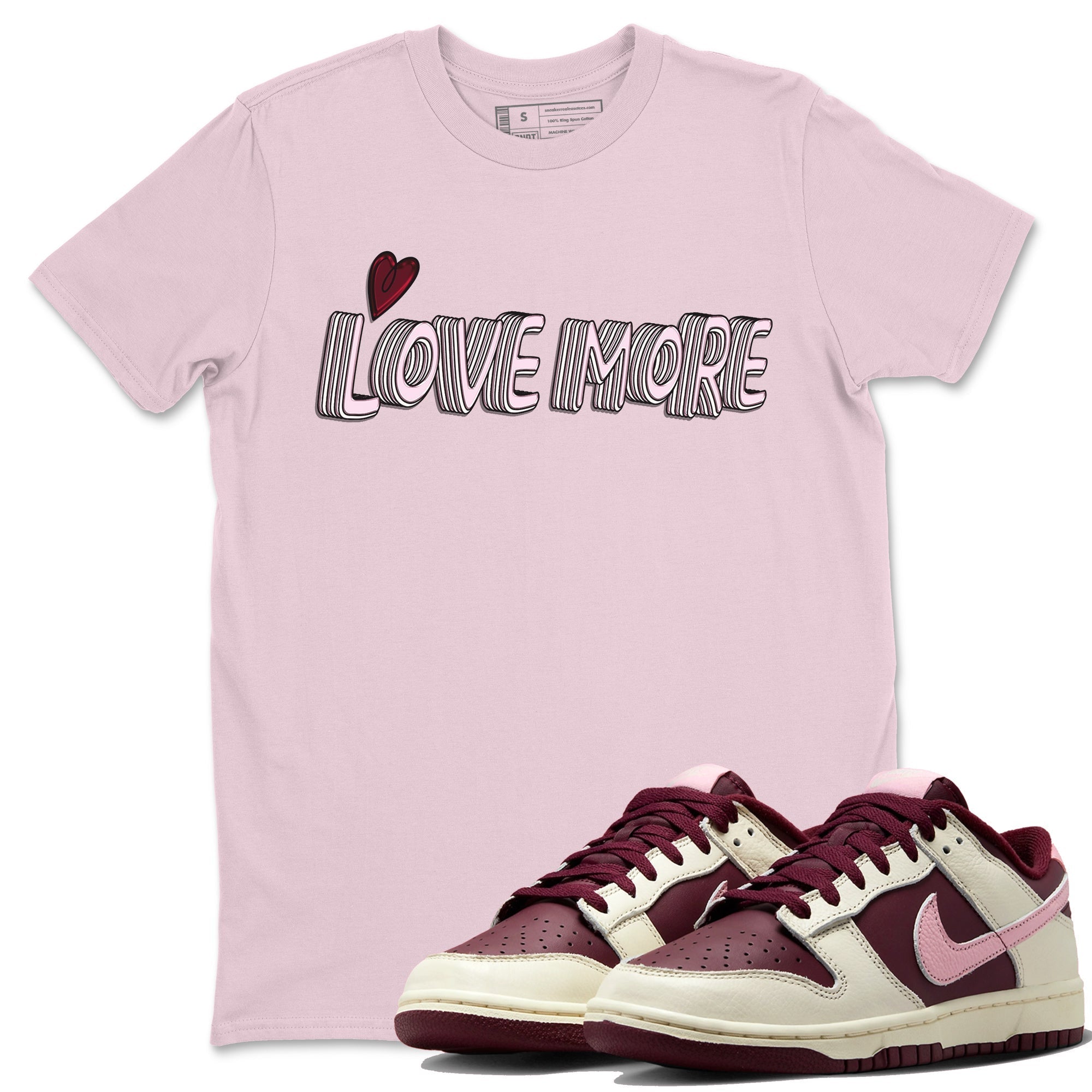 Love More Unisex Tops - Dunk Valentines Day