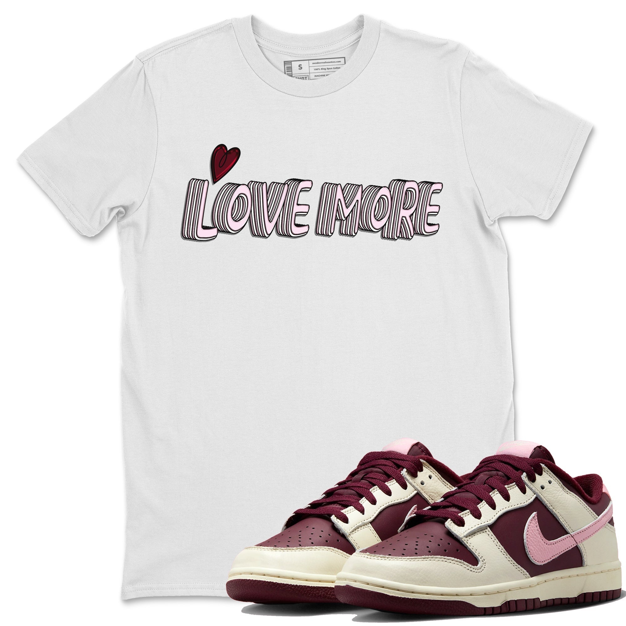Love More Unisex Tops - Dunk Valentines Day
