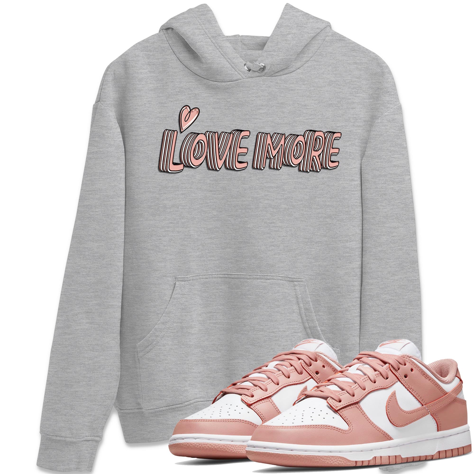 Love More snkmatch Tee - Dunk Rose Whisper