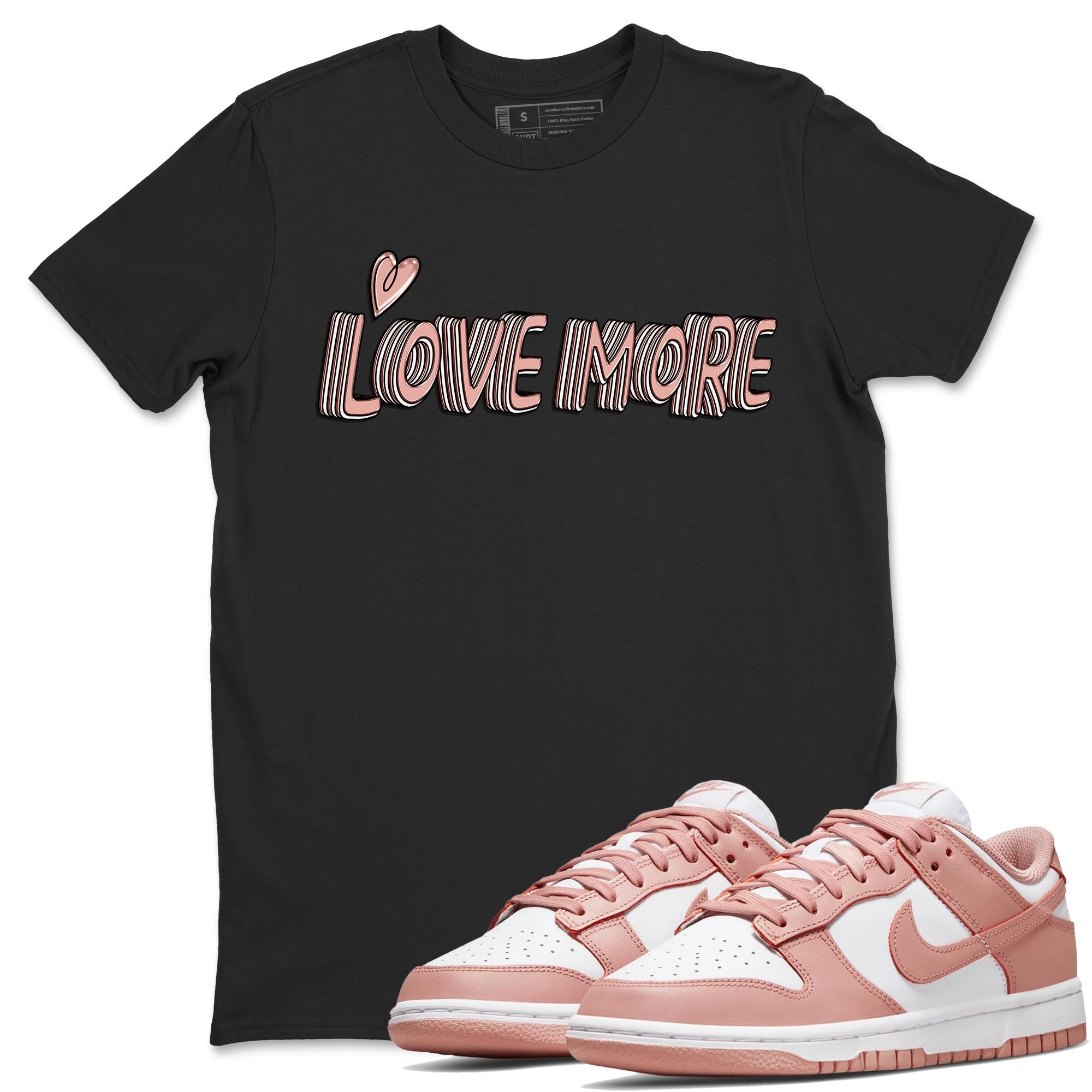 Love More snkmatch Tee - Dunk Rose Whisper
