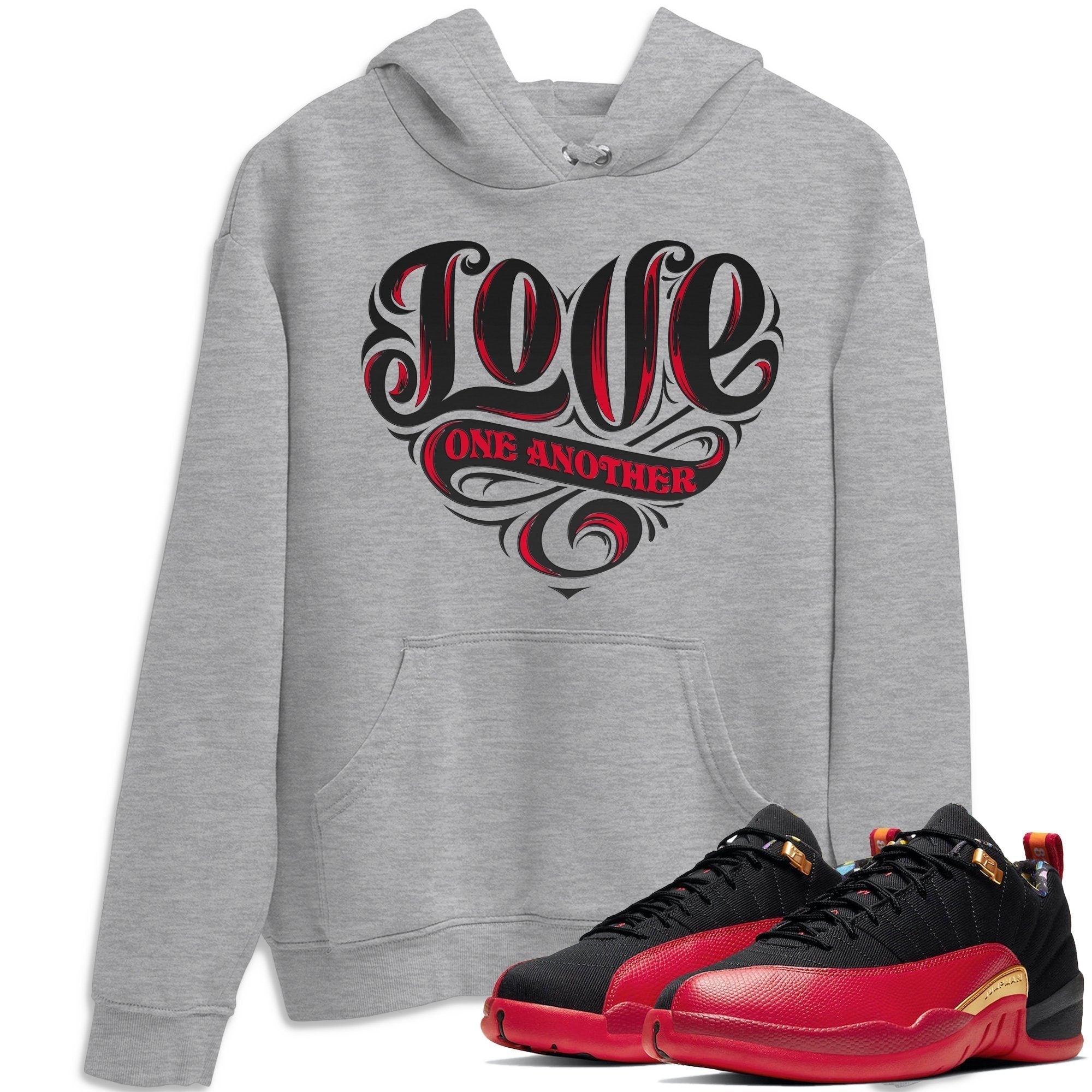 Love One Another Unisex Tops - Air Jordan 12 Super Bowl