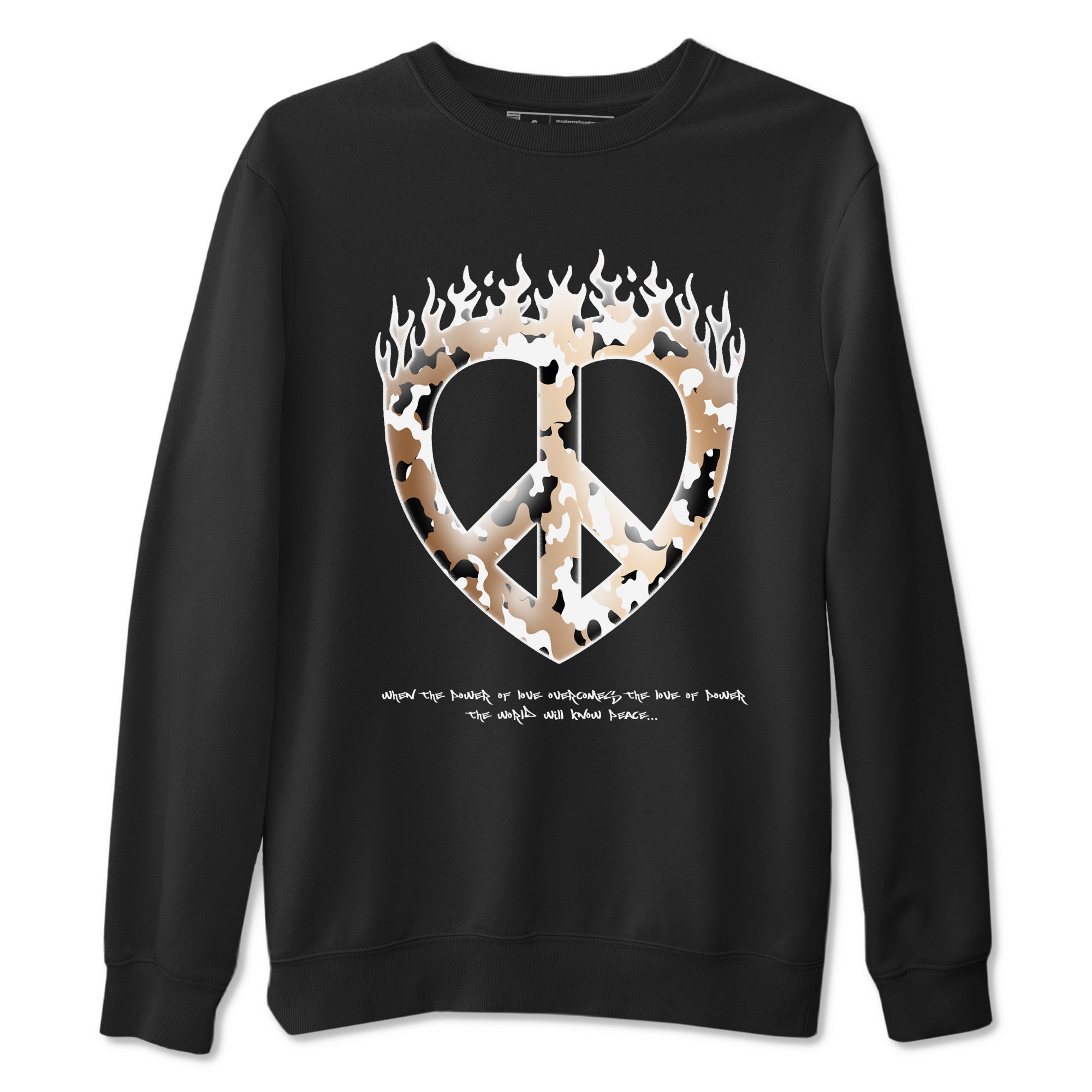 Love Peace snkmatch Tees - Air Foamposite One Metallic Copper