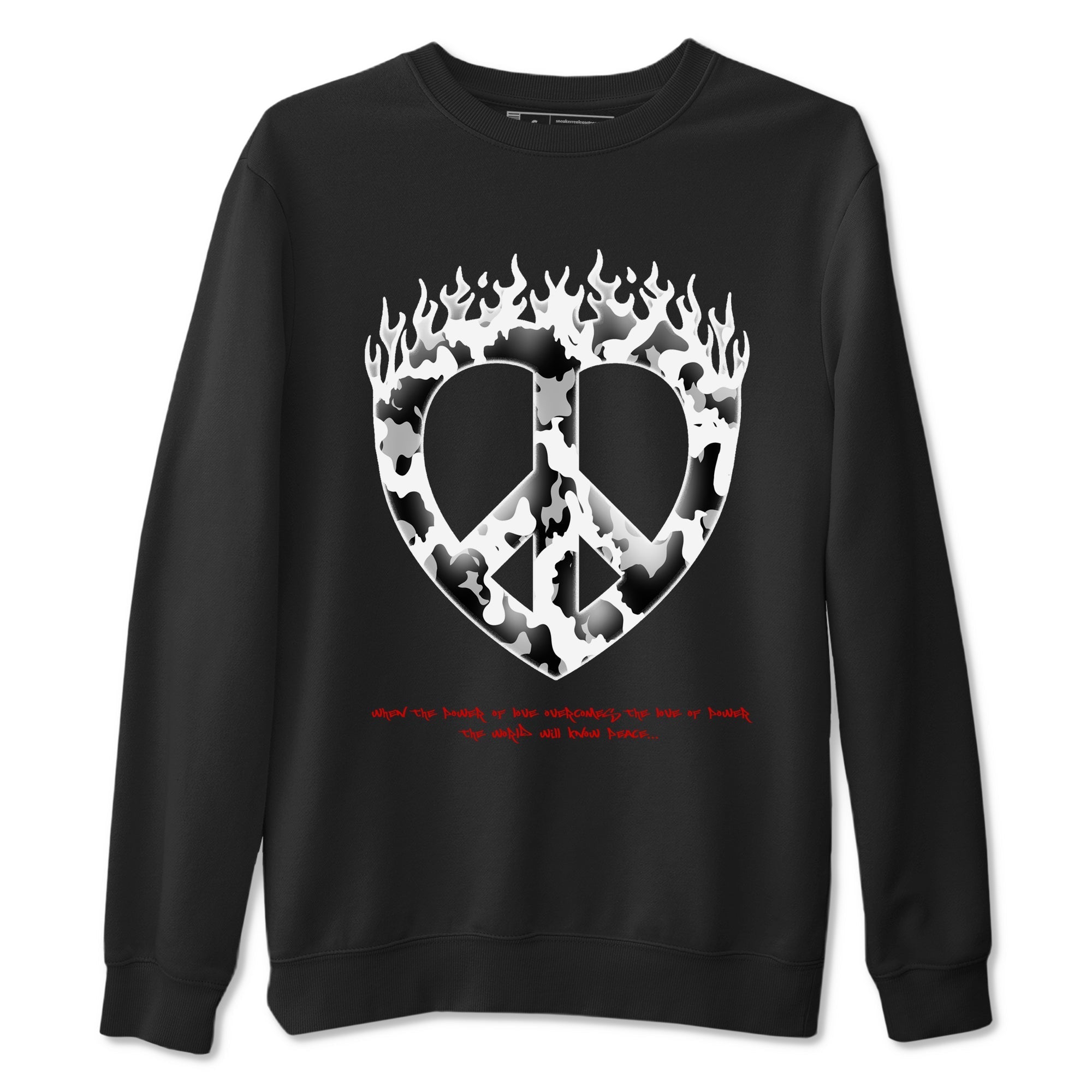 Love Peace snkmatch Tees - Air Jordan 14 Black Toe