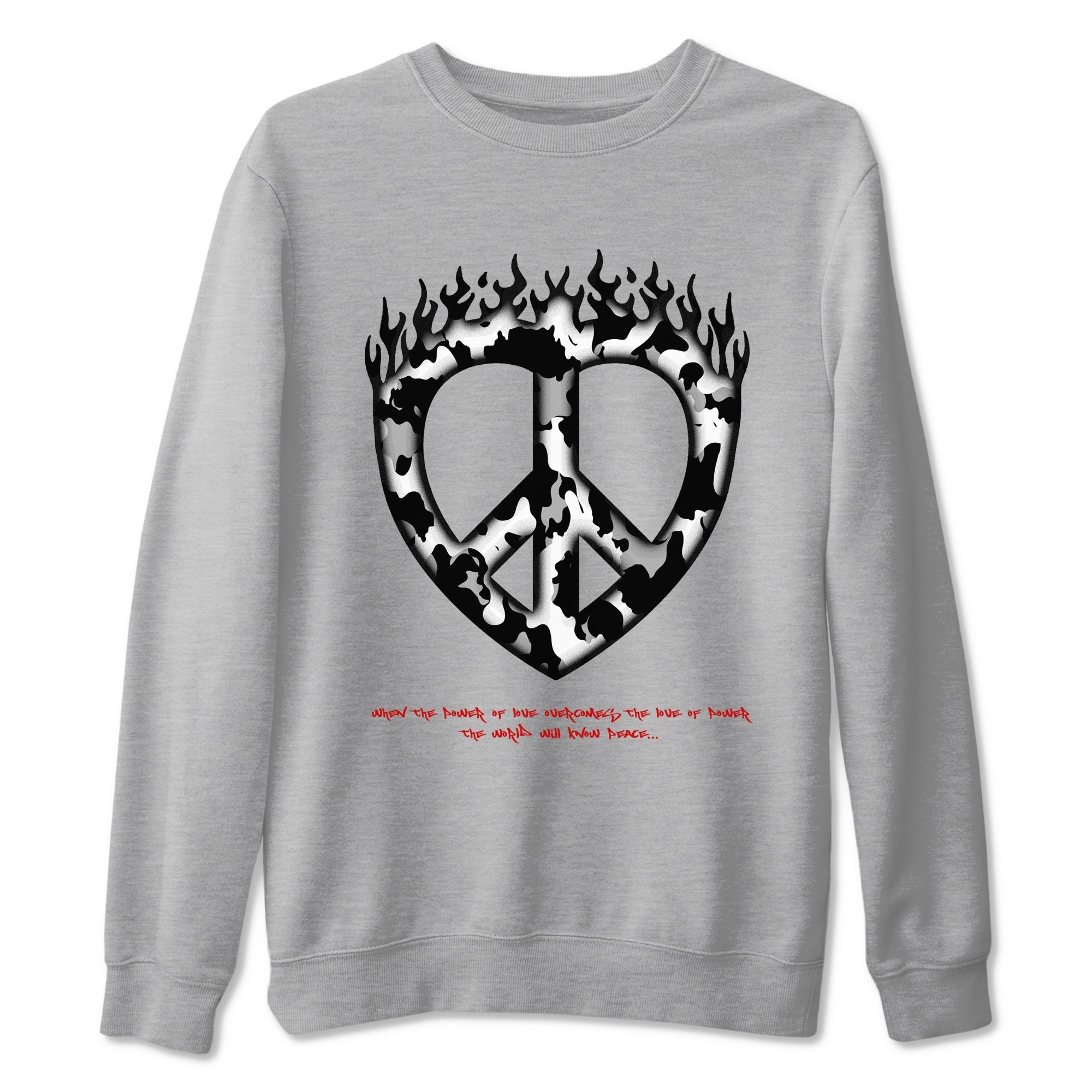 Love Peace snkmatch Tees - Air Jordan 14 Black Toe