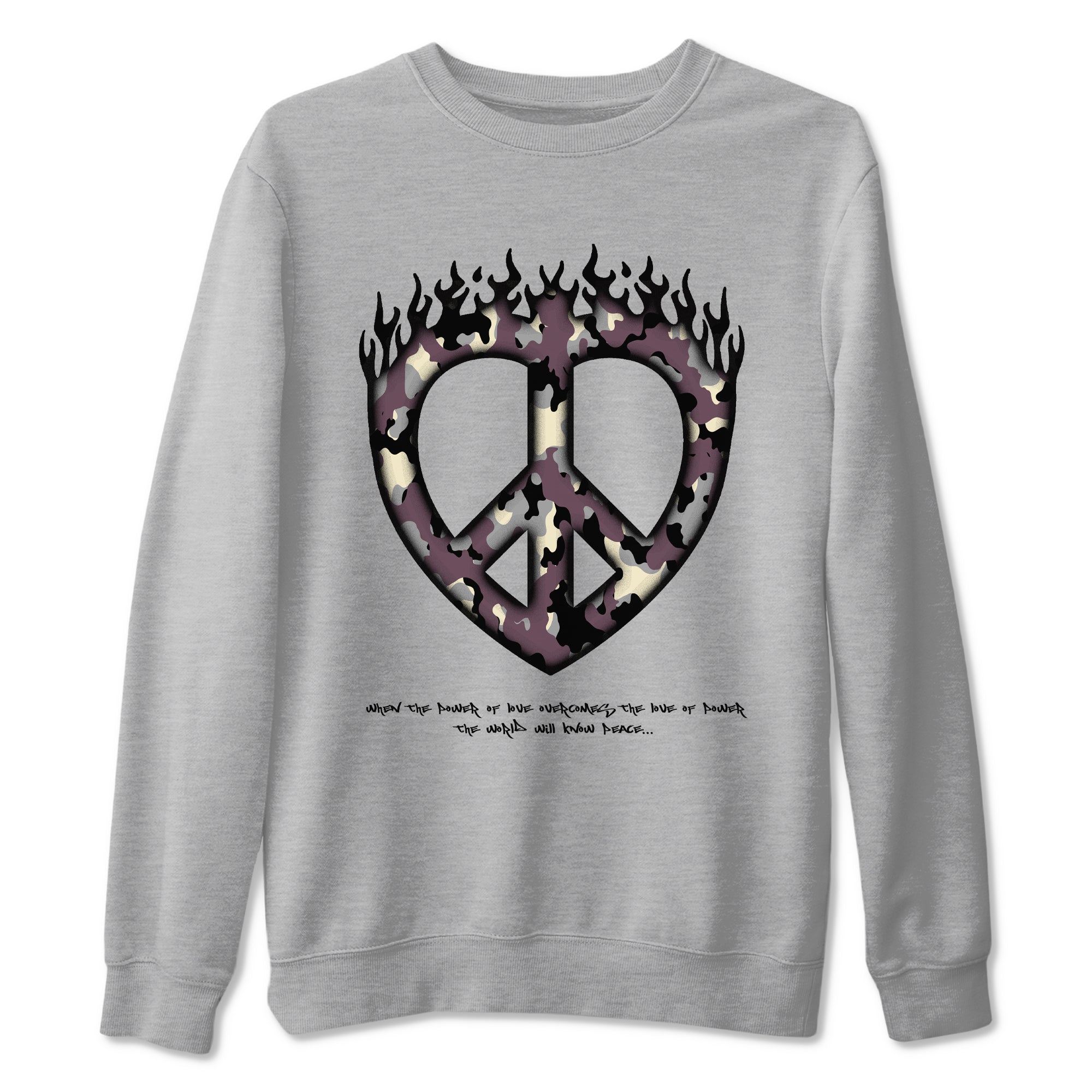 Love Peace snkmatch Tees - Air Jordan 3 A Ma Maniere x Black