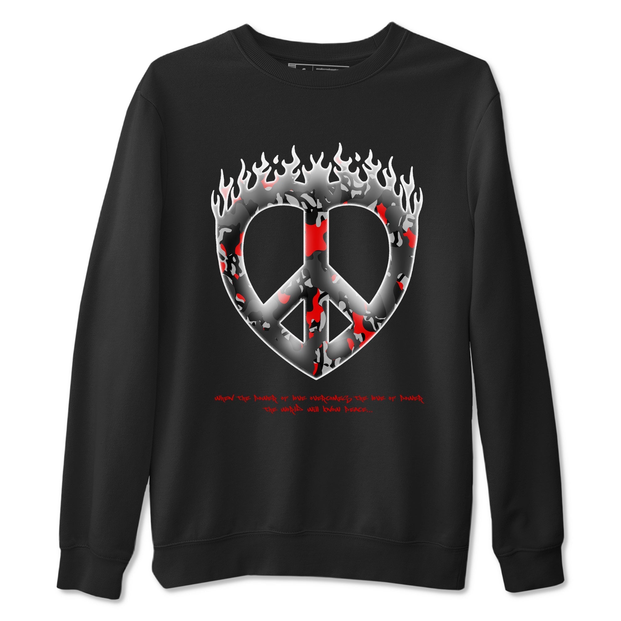 Love Peace snkmatch Tees - Air Jordan 3 Black Cement