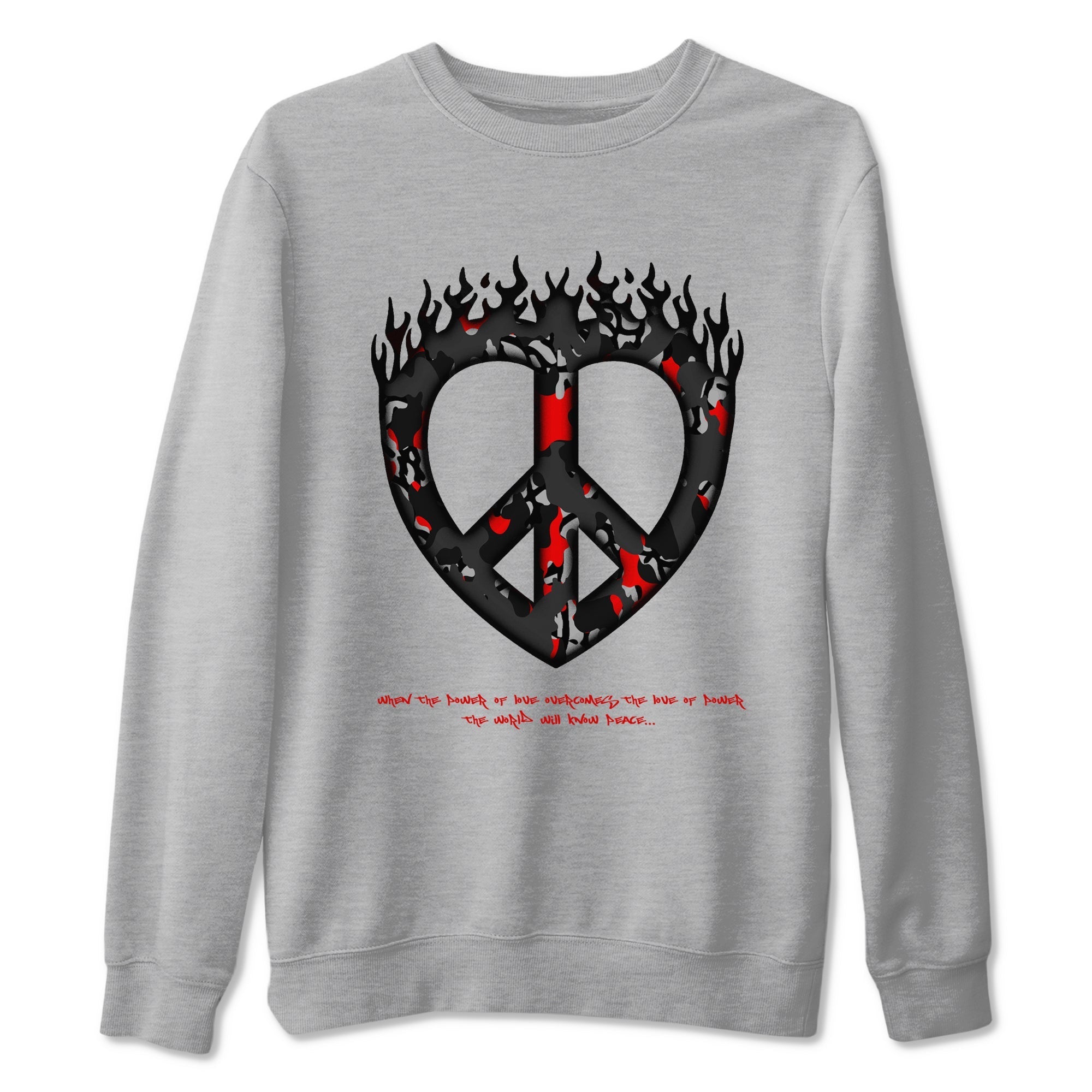 Love Peace snkmatch Tees - Air Jordan 3 Black Cement