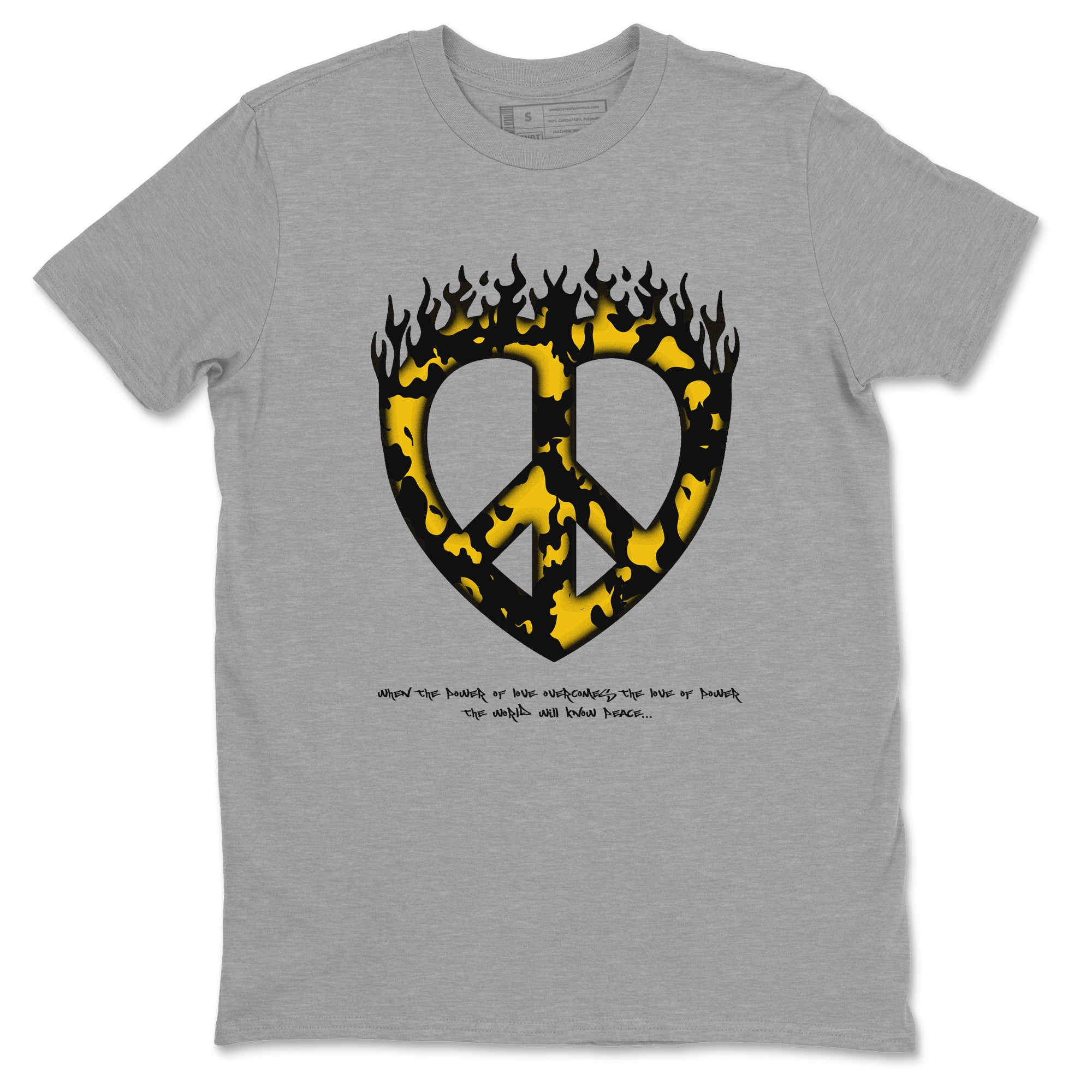 Love Peace snkmatch Tees - Dunk High Pollen