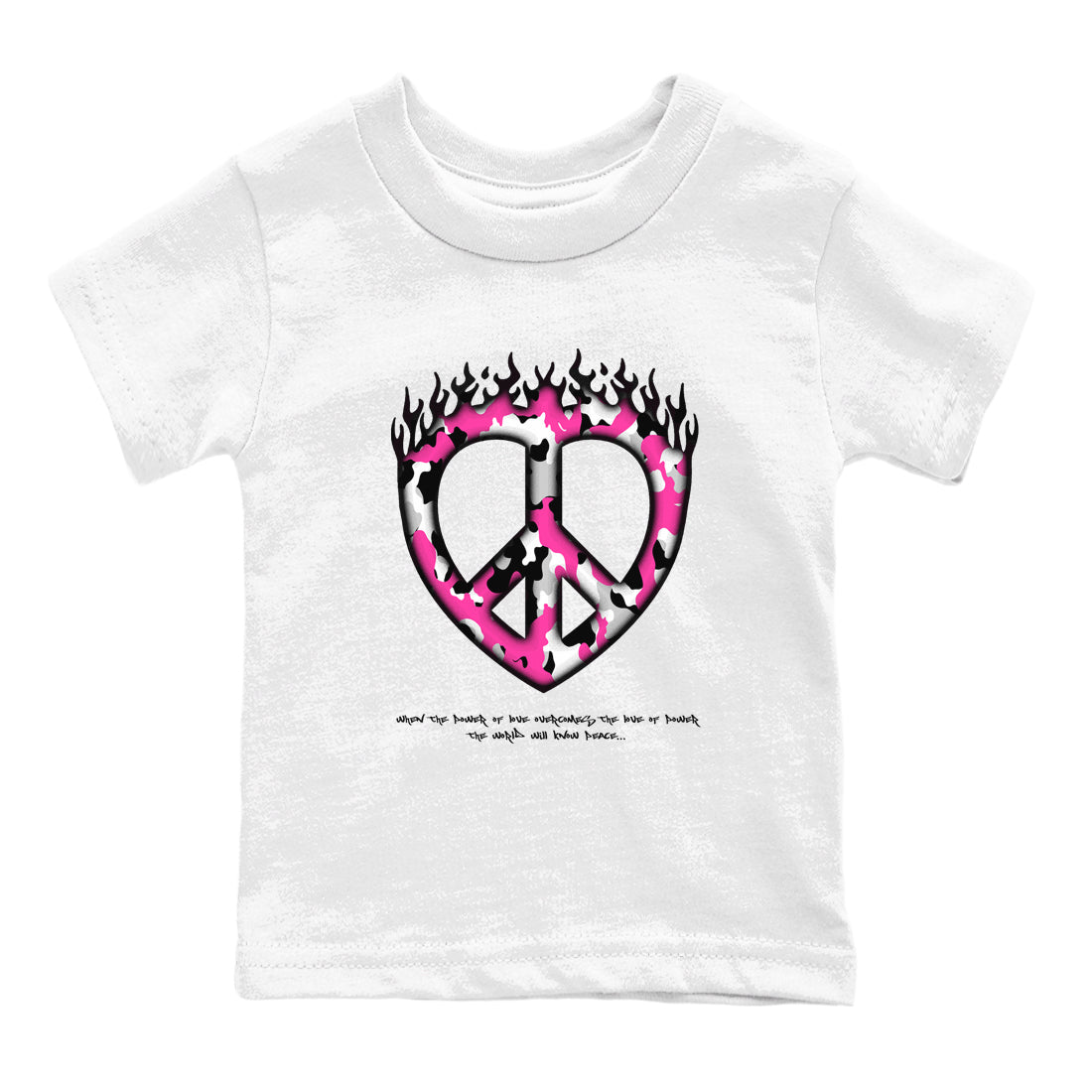 Love Peace snkmatch Tees Kids - KD 4 Aunt Pearl