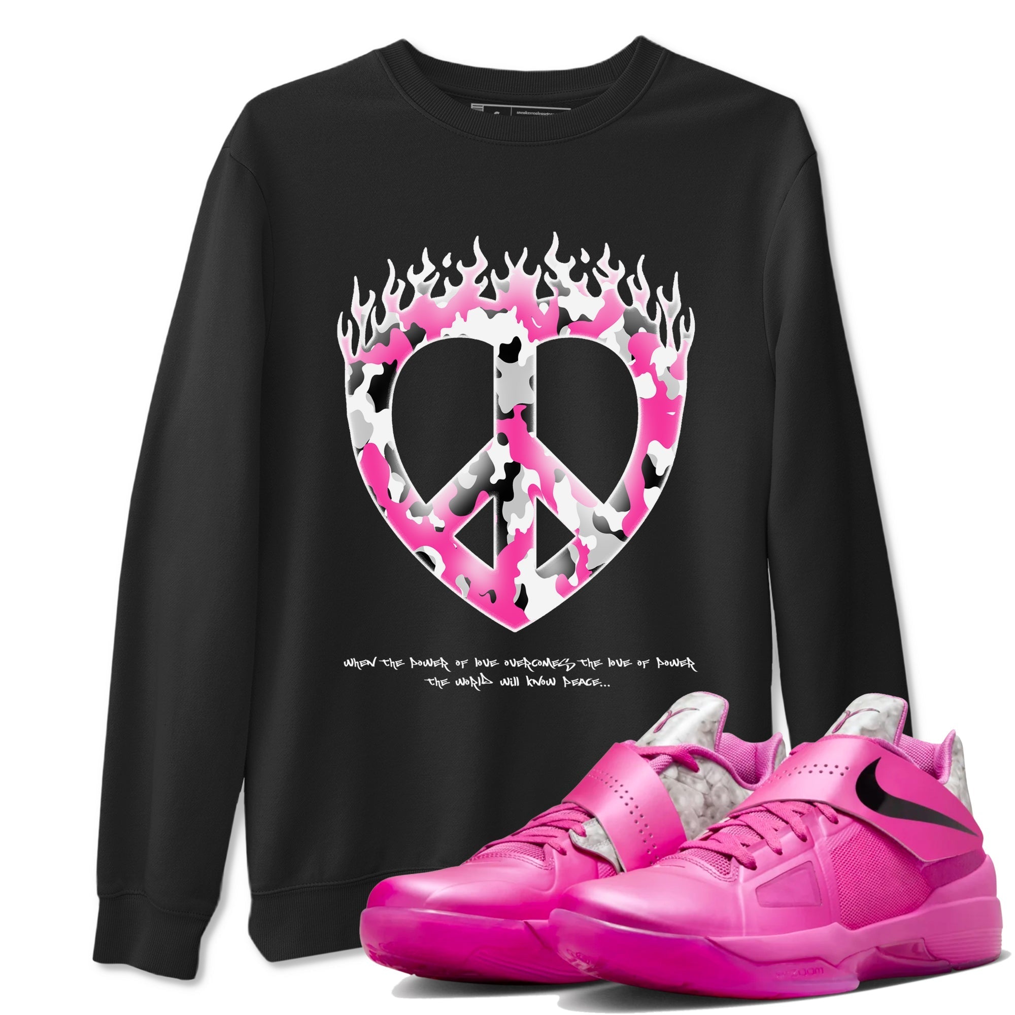 Love Peace snkmatch Tees - KD 4 Aunt Pearl