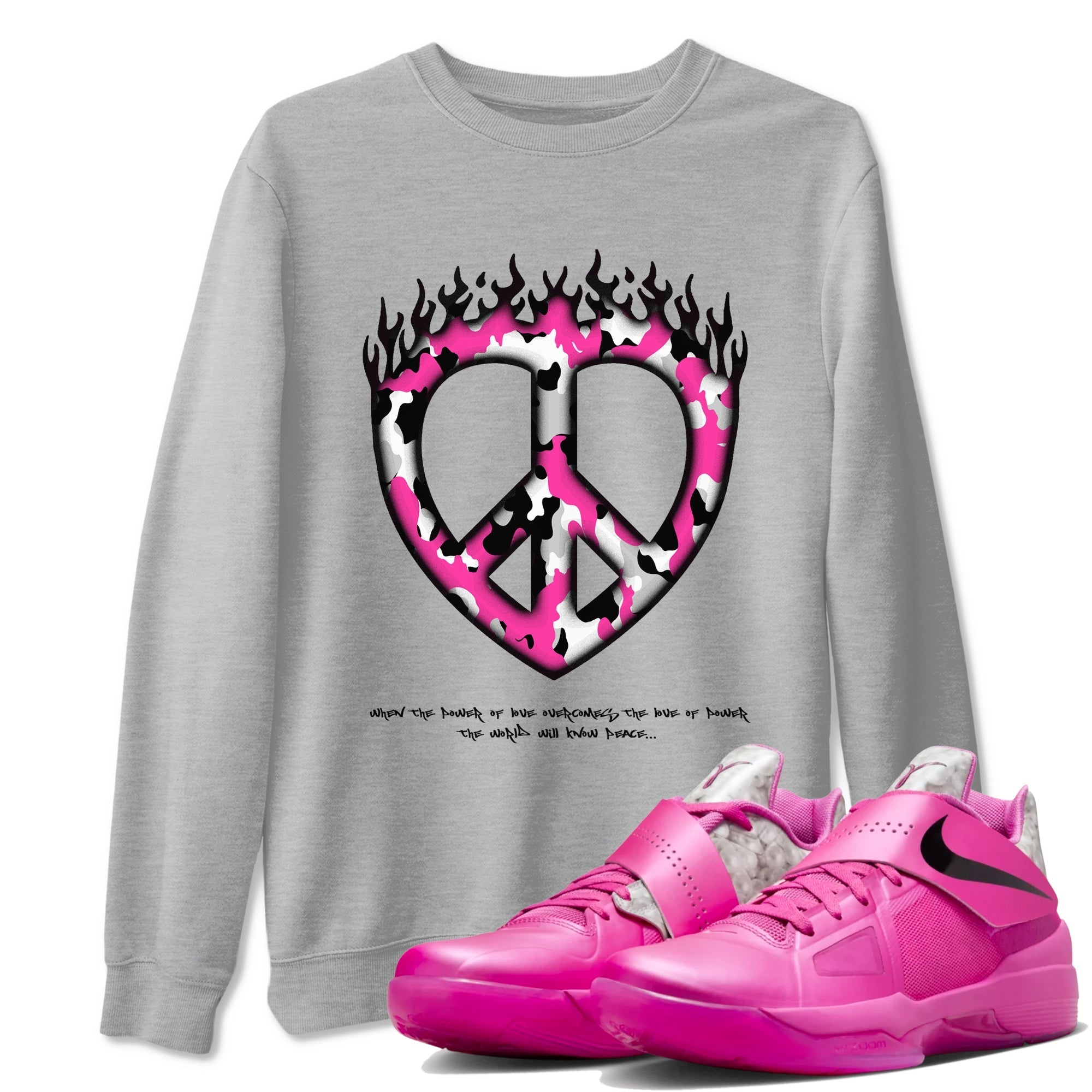 Love Peace snkmatch Tees - KD 4 Aunt Pearl