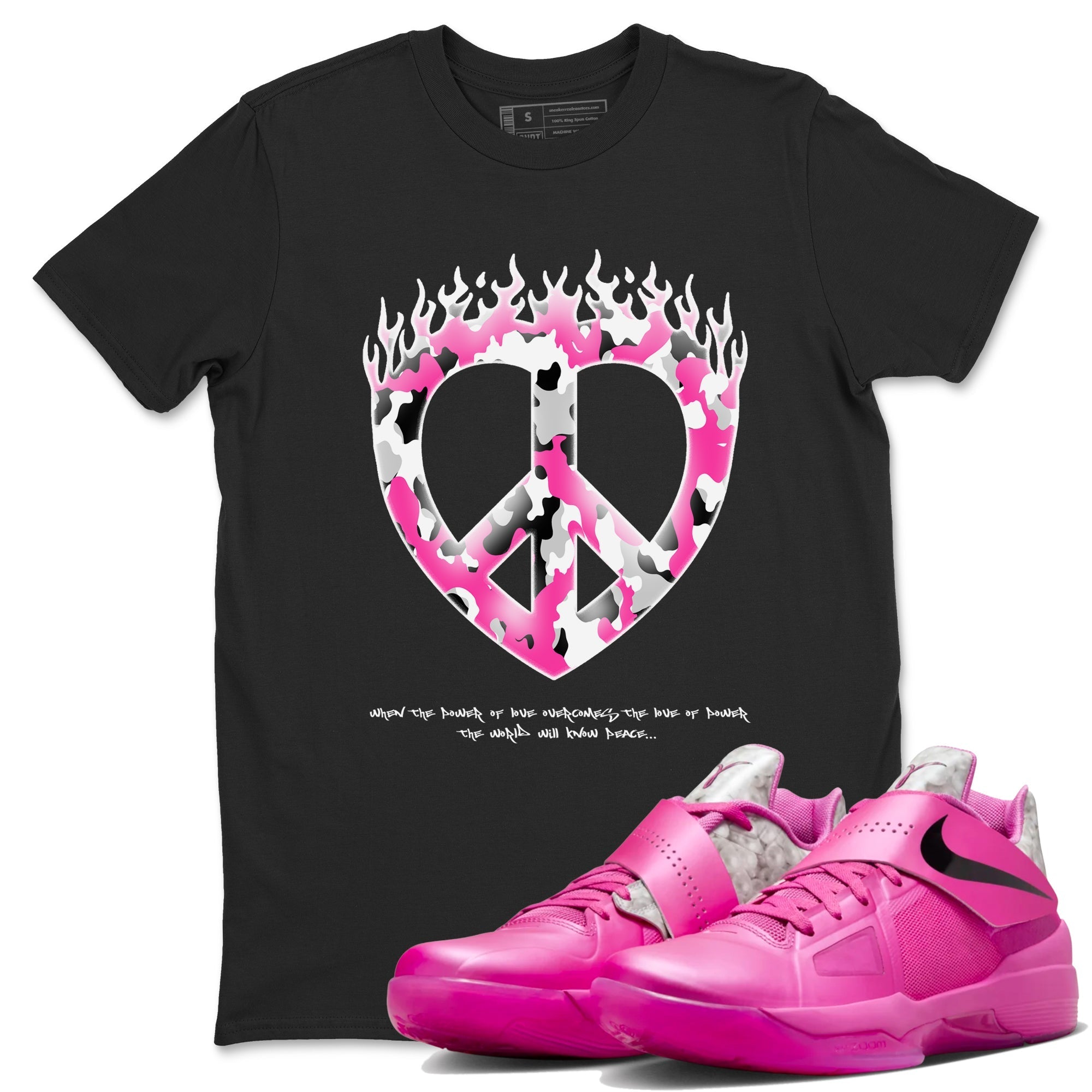 Love Peace snkmatch Tees - KD 4 Aunt Pearl