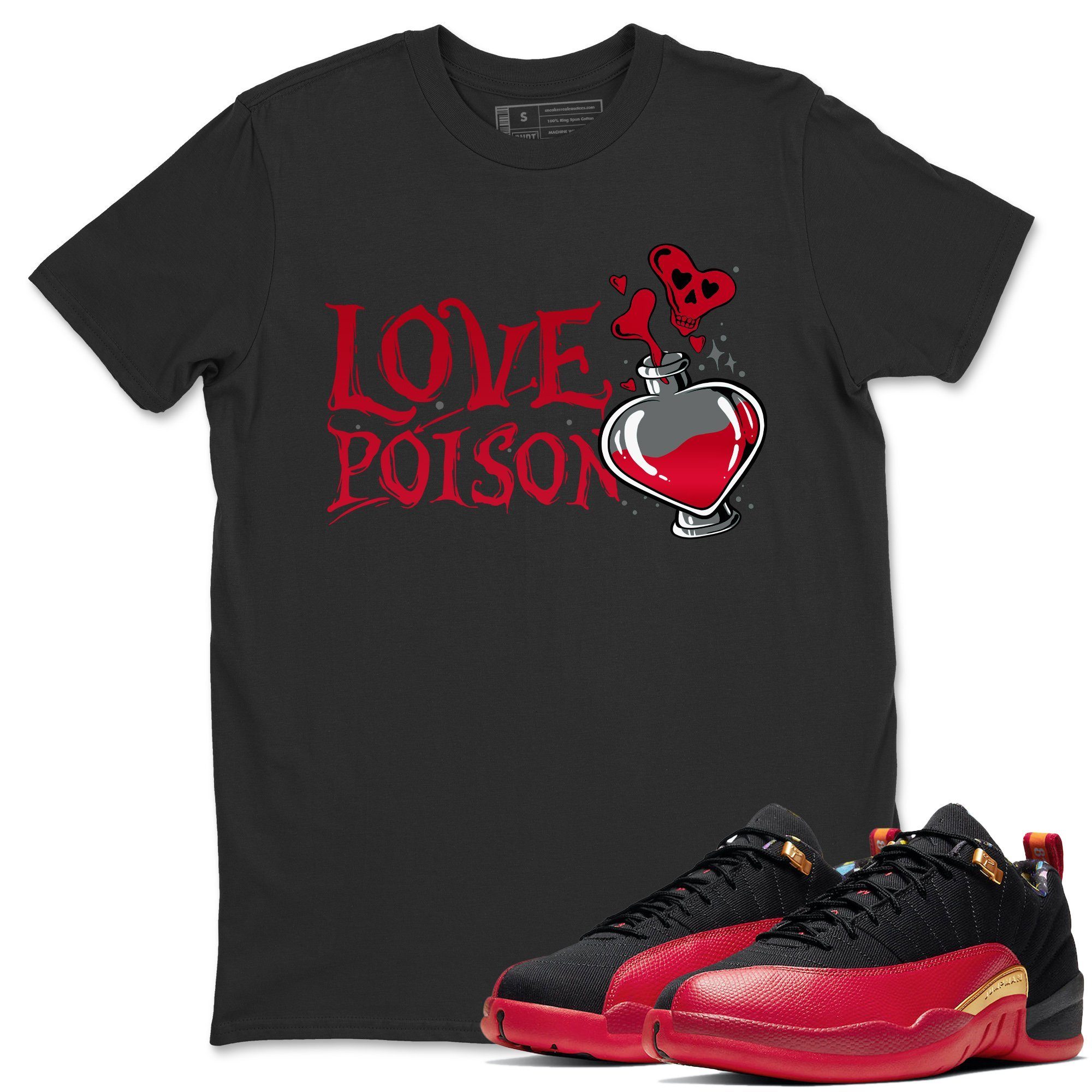 Love Poison Unisex Tops - Air Jordan 12 Super Bowl