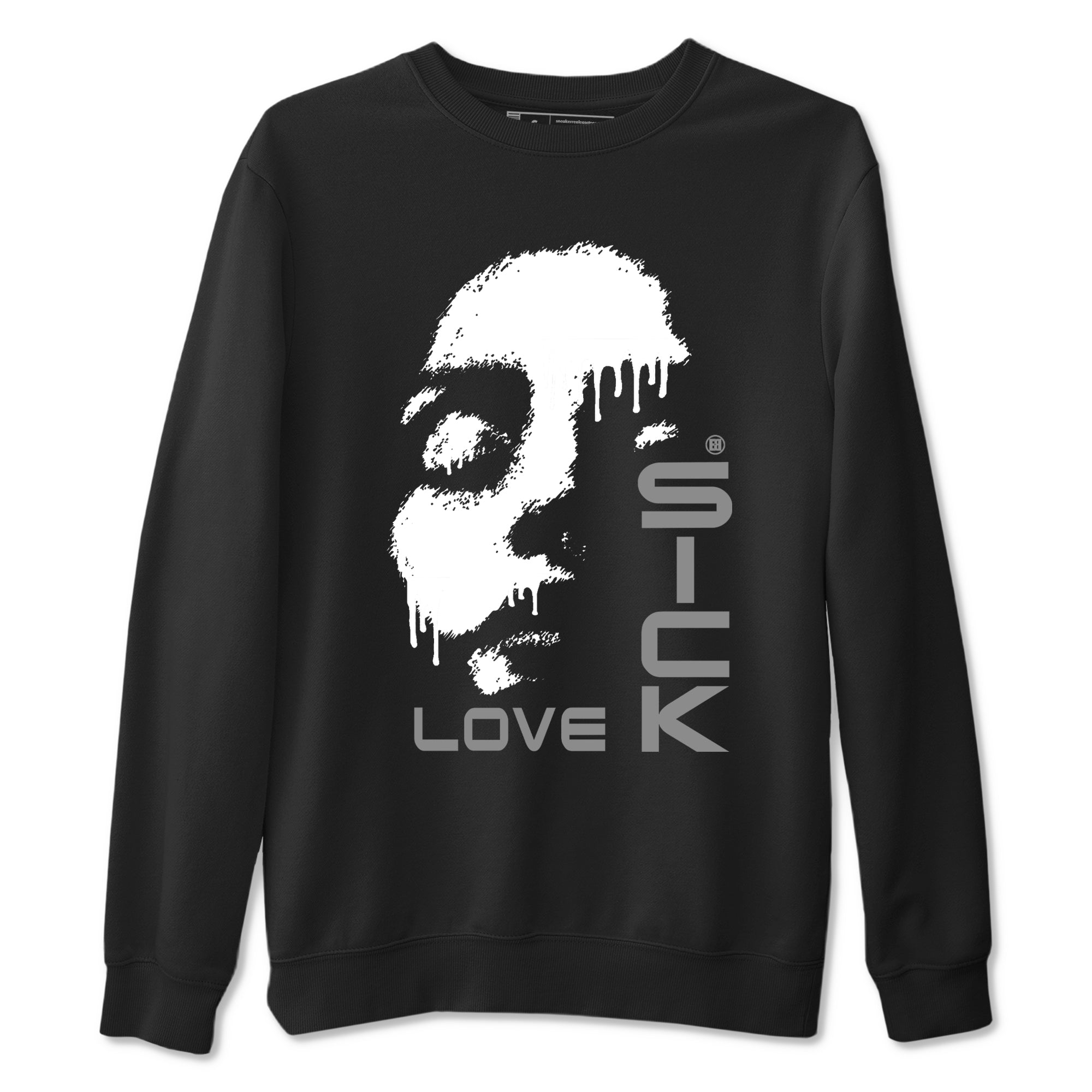 Love Sick snkmatch Tees - Air Jordan 12 Black Wolf Grey