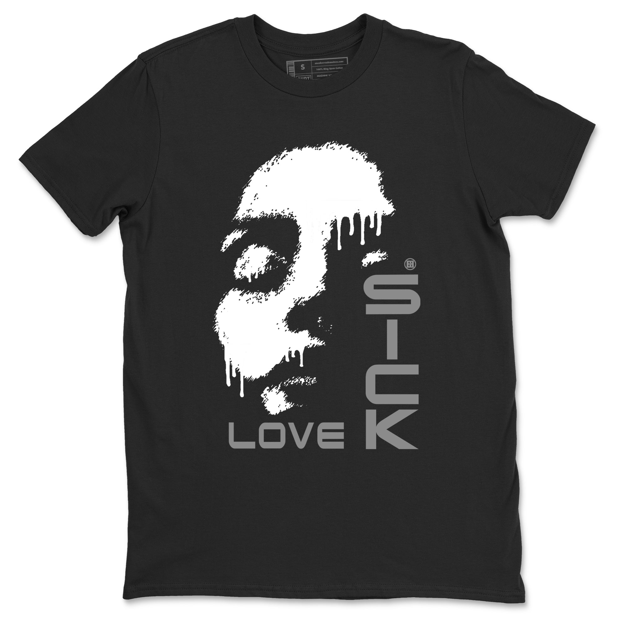 Love Sick snkmatch Tees - Air Jordan 12 Black Wolf Grey