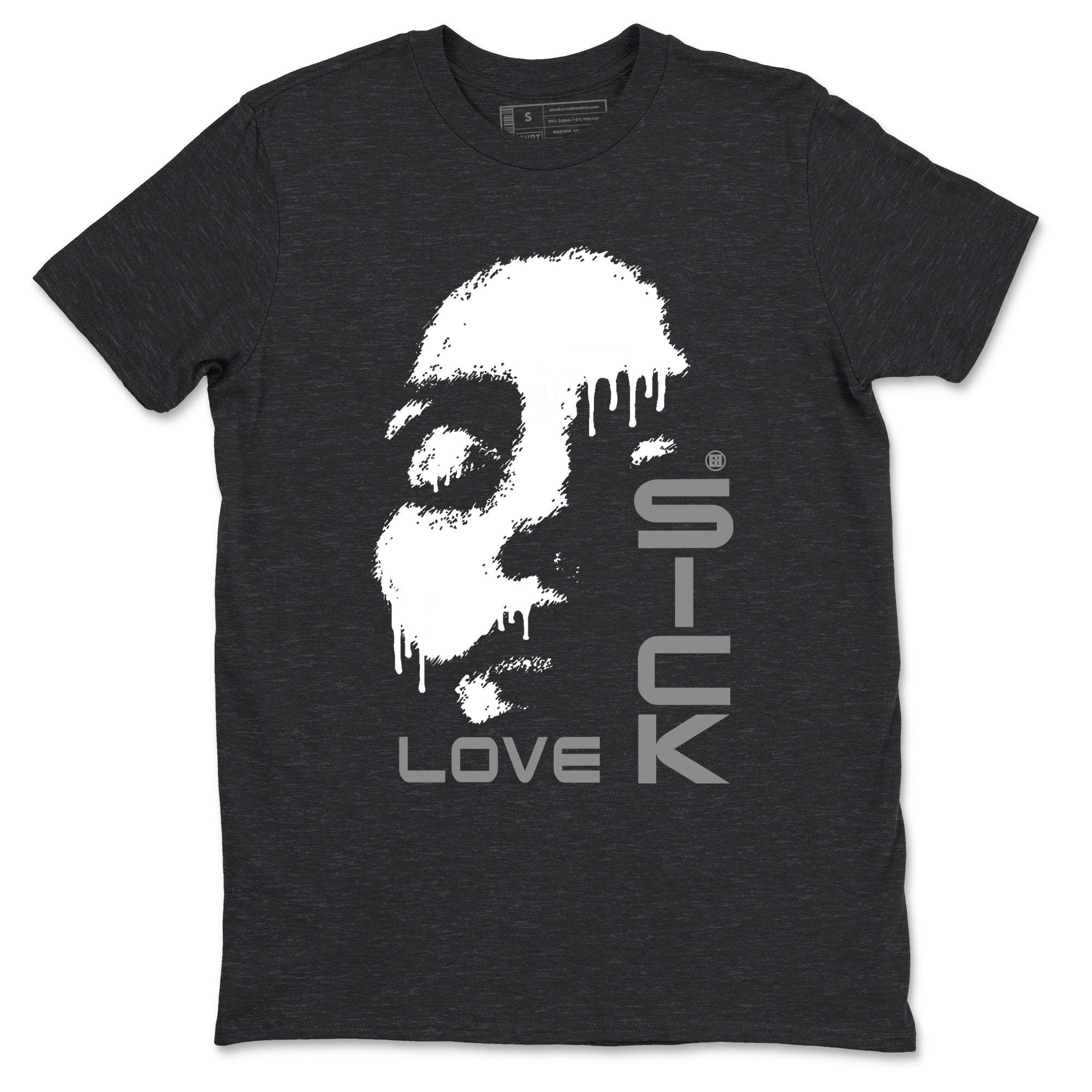 Love Sick snkmatch Tees - Air Jordan 12 Black Wolf Grey