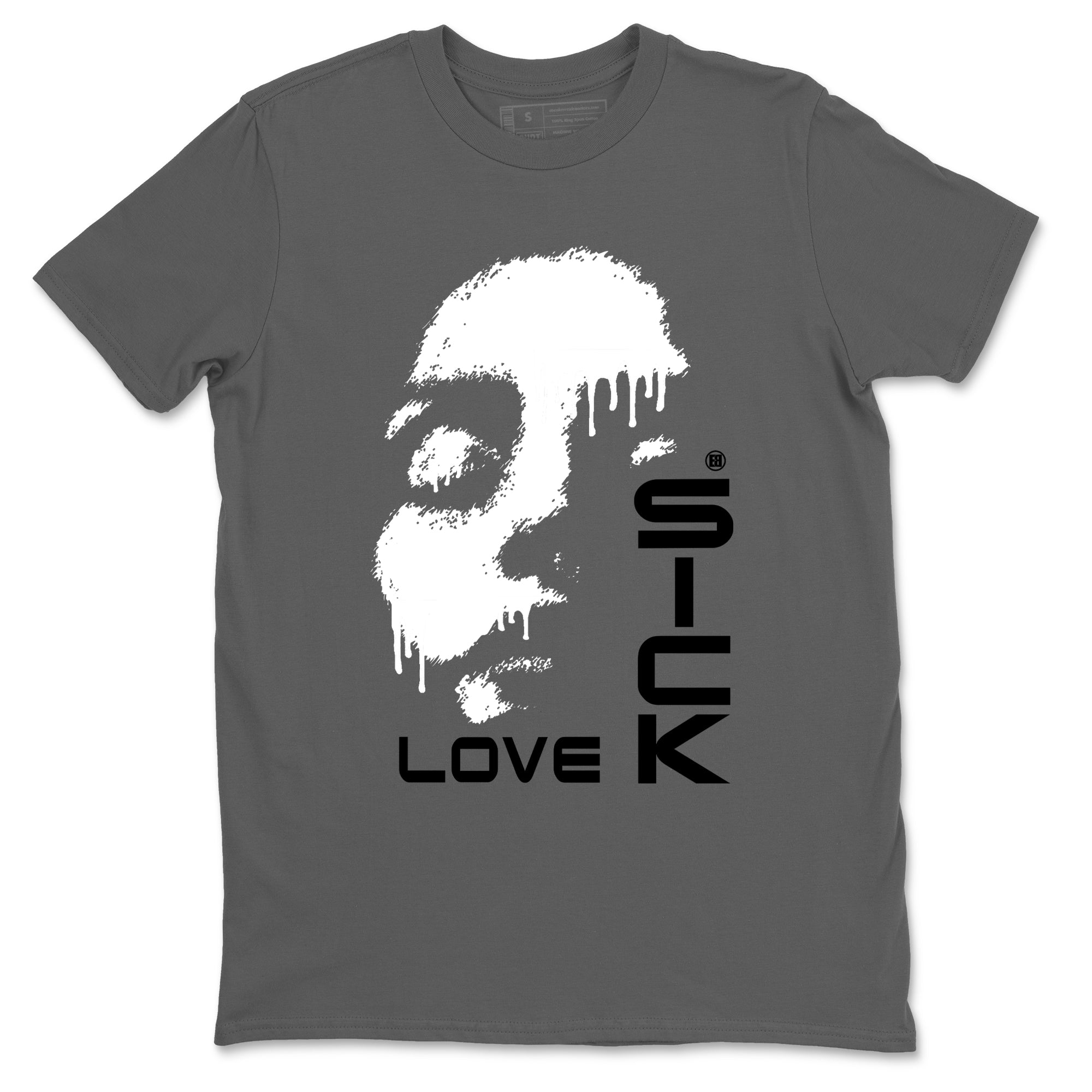Love Sick snkmatch Tees - Air Jordan 12 Black Wolf Grey