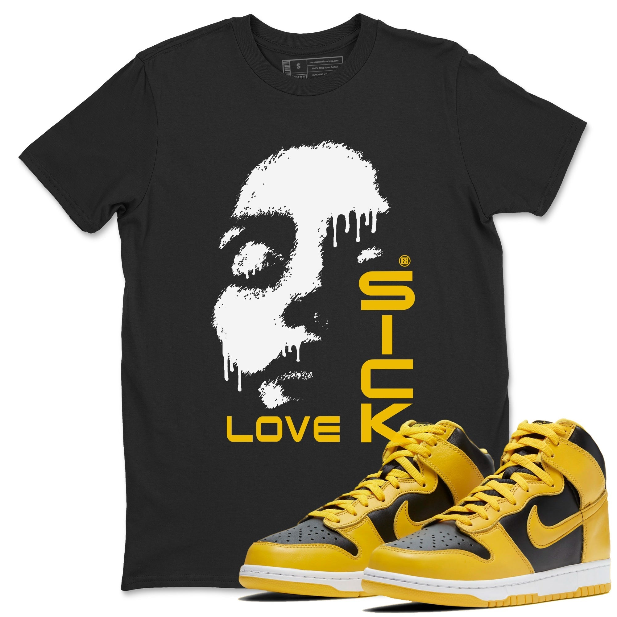 Love Sick snkmatch Tees - Dunk High Pollen