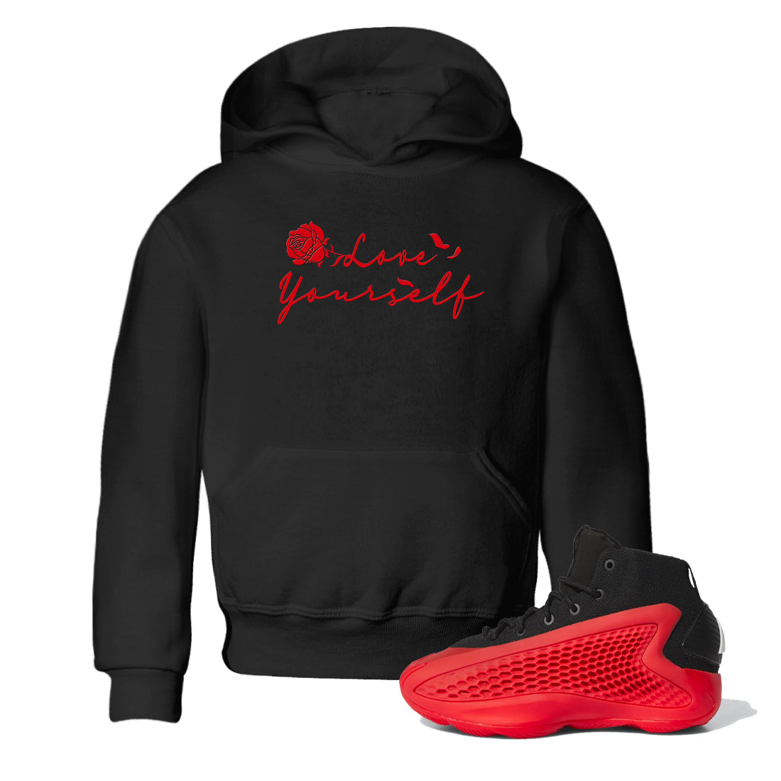 Love Yourself snkmatch Tees Kids - AE 1 Bred
