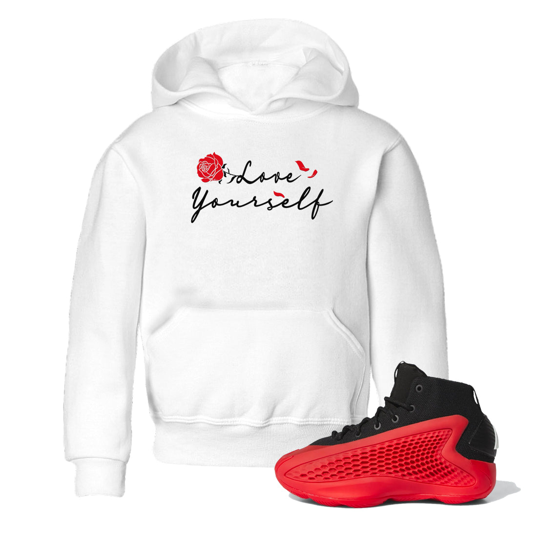 Love Yourself snkmatch Tees Kids - AE 1 Bred