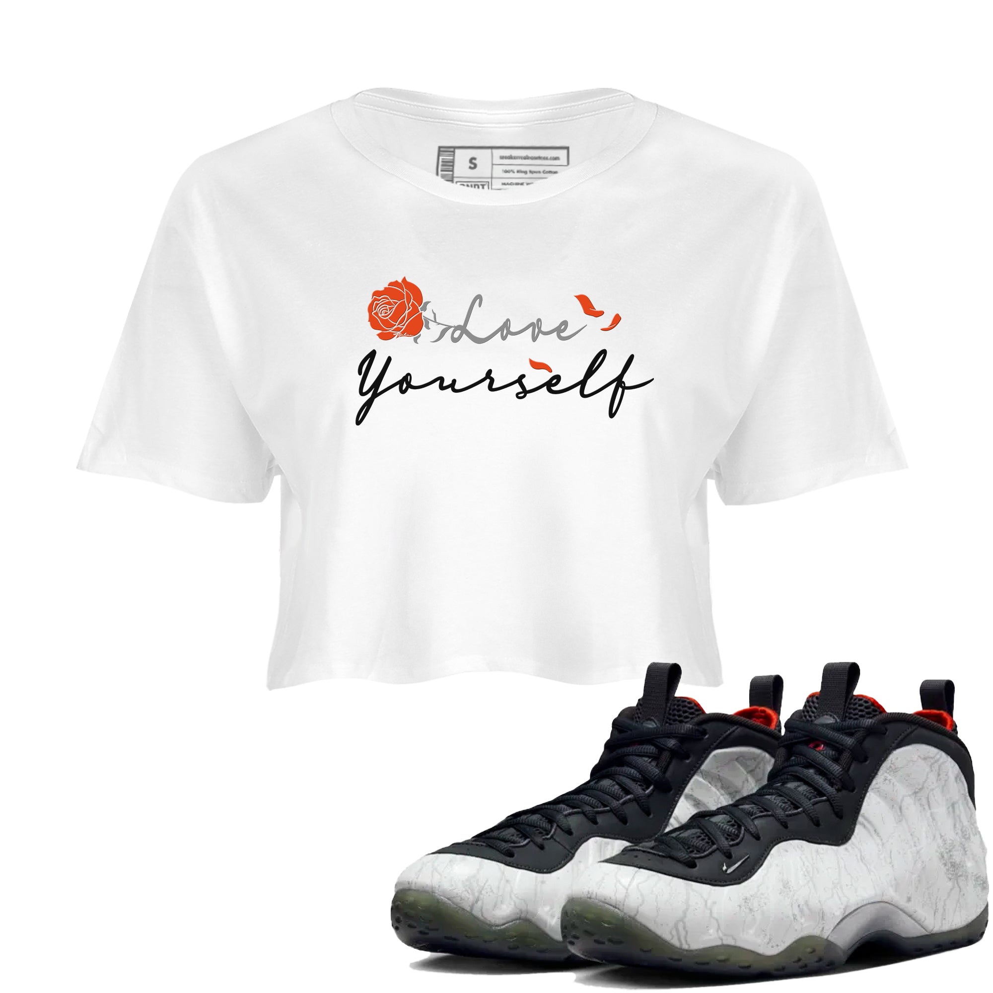 Love Yourself snkmatch Women's Top - Air Foamposite One Jin