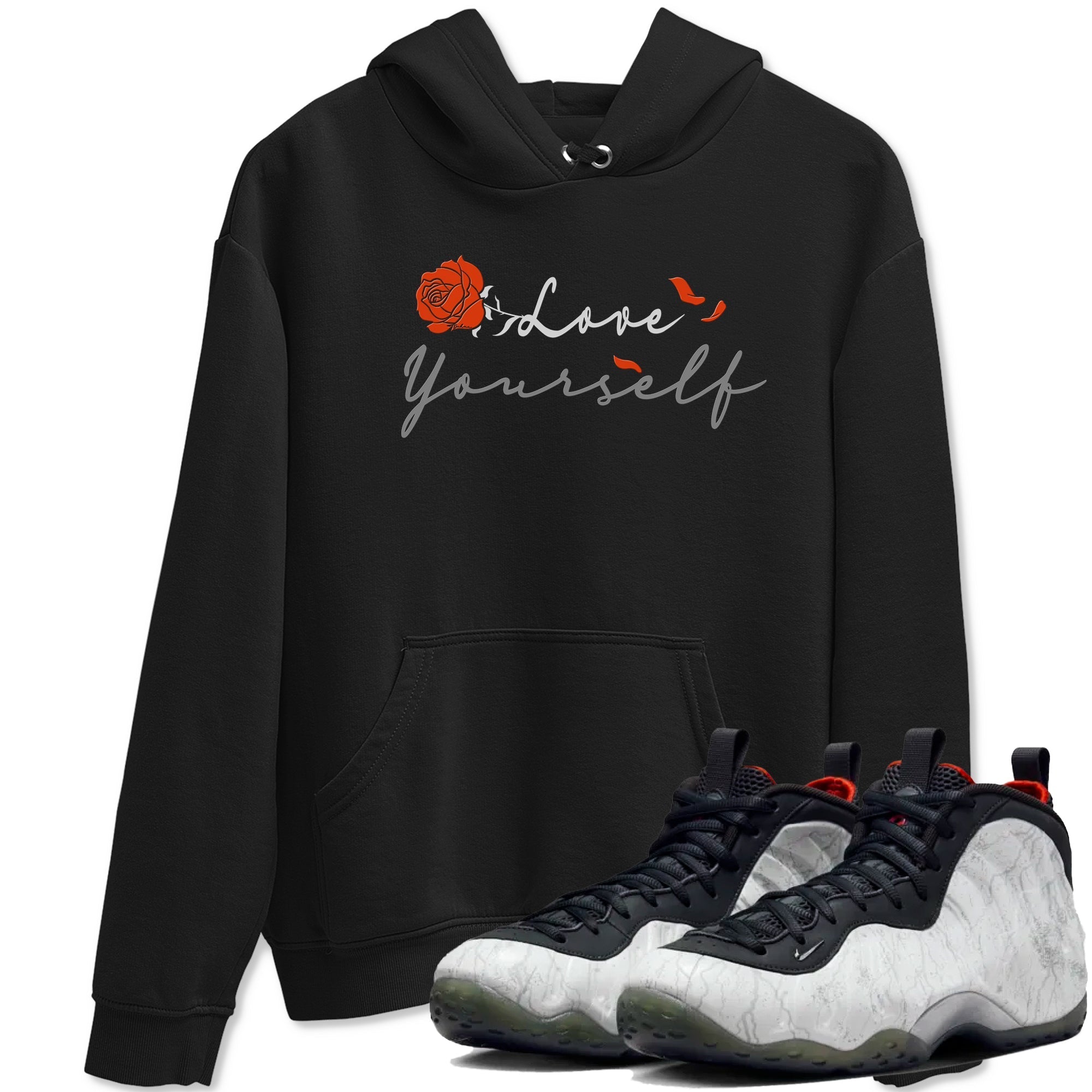 Love Yourself snkmatch Tees - Air Foamposite One Jin