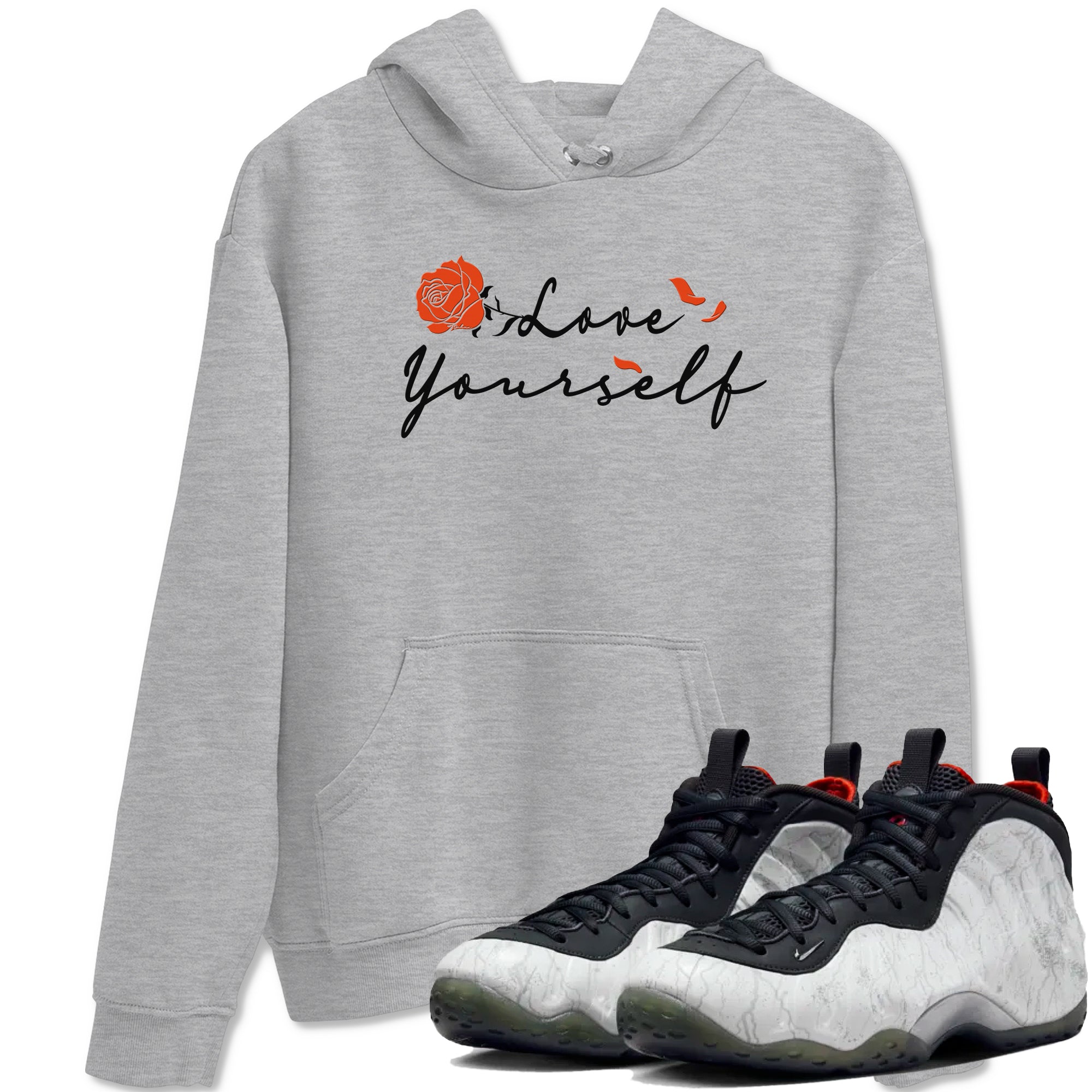 Love Yourself snkmatch Tees - Air Foamposite One Jin