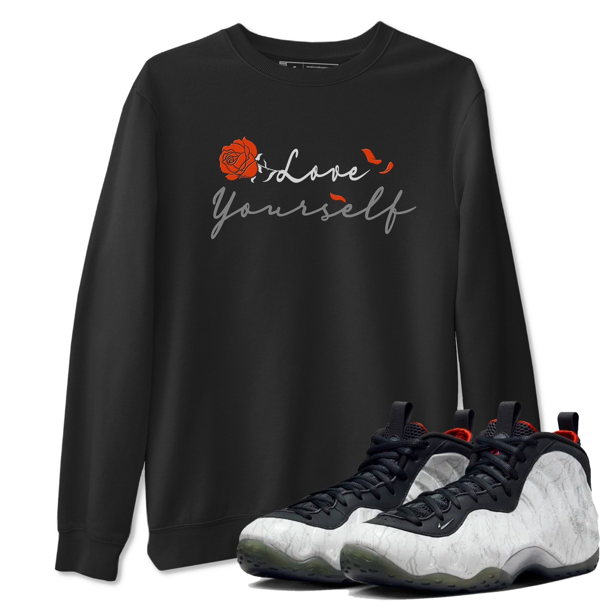 Love Yourself snkmatch Tees - Air Foamposite One Jin