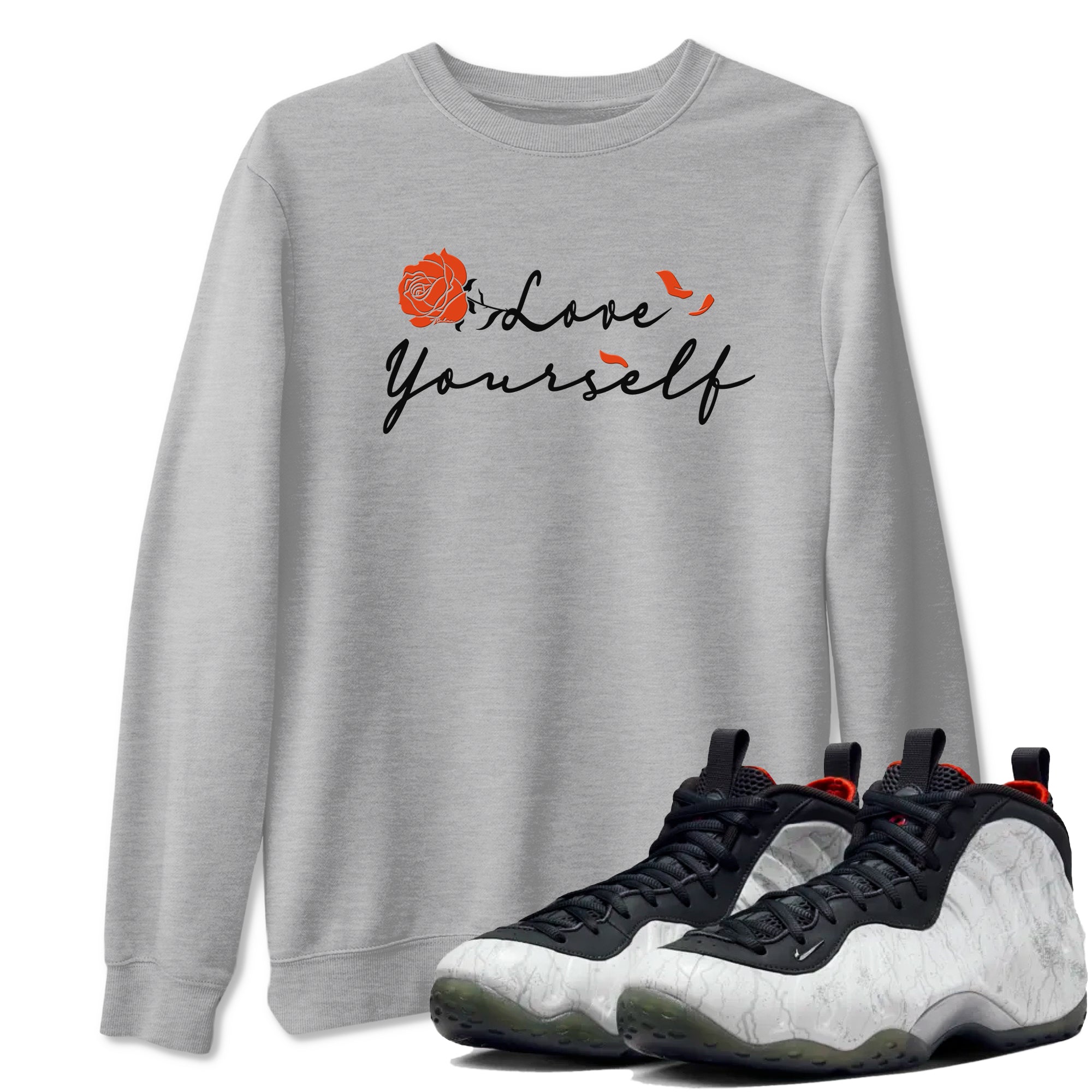 Love Yourself snkmatch Tees - Air Foamposite One Jin