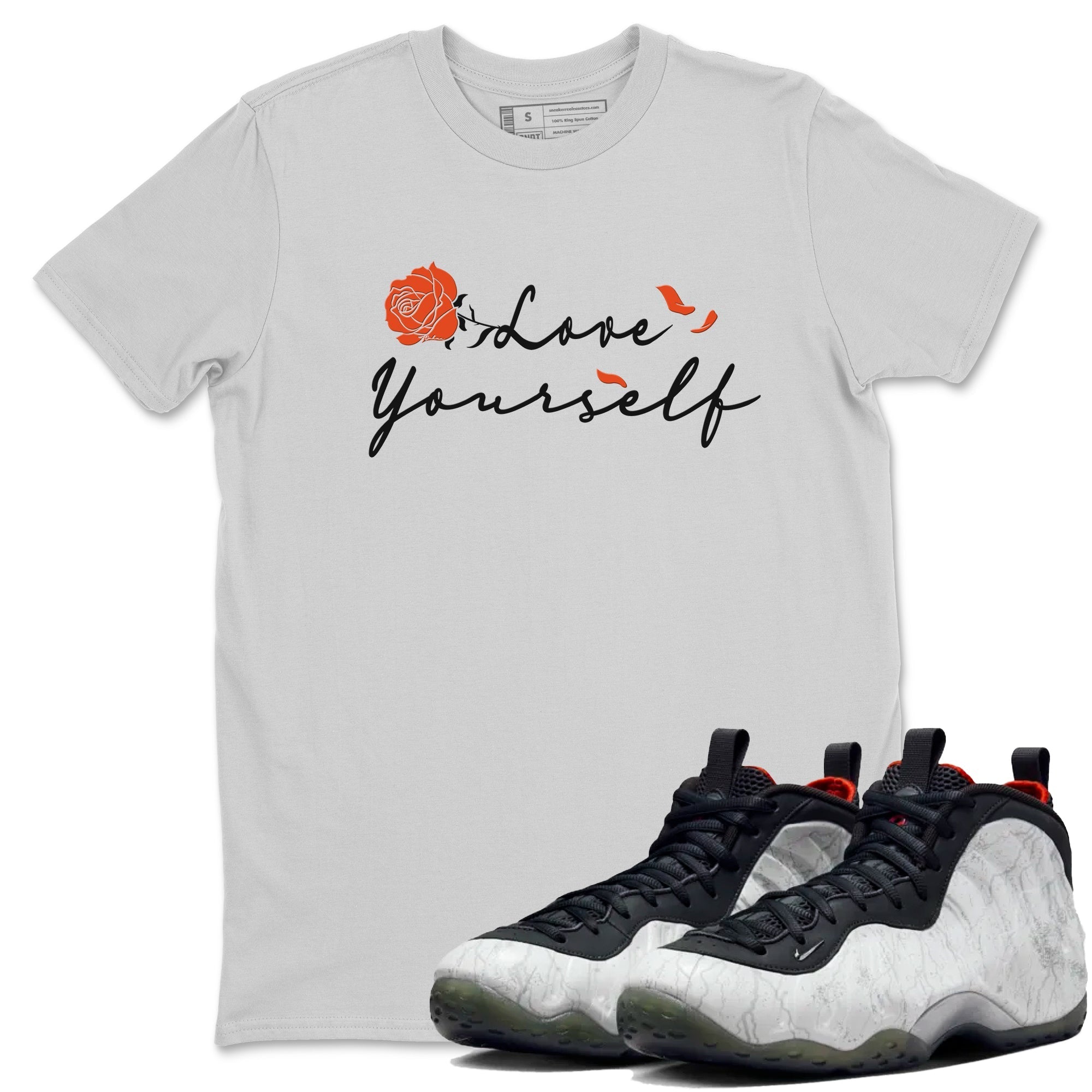 Love Yourself snkmatch Tees - Air Foamposite One Jin