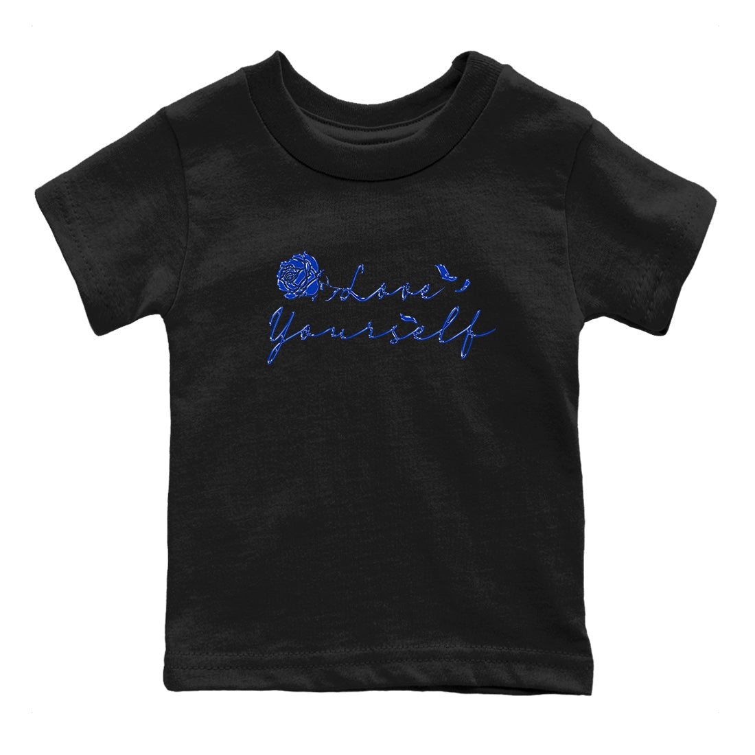 Love Yourself snkmatch Tees Kids - Air Foamposite One Royal