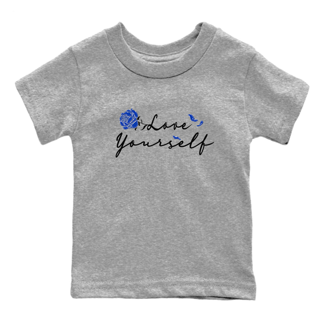 Love Yourself snkmatch Tees Kids - Air Foamposite One Royal