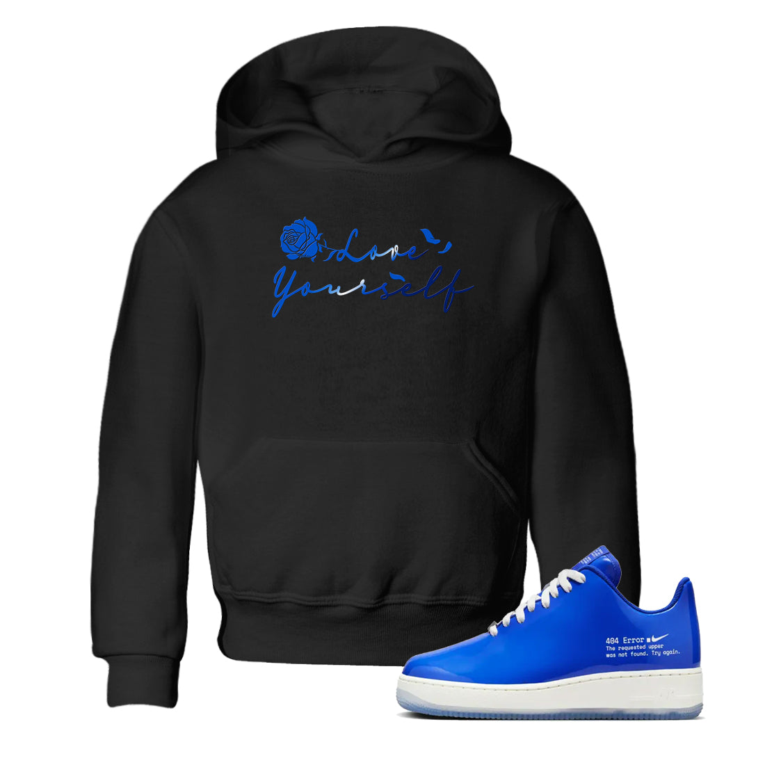 Love Yourself snkmatch Tees Kids - Air Force 1 404 Error
