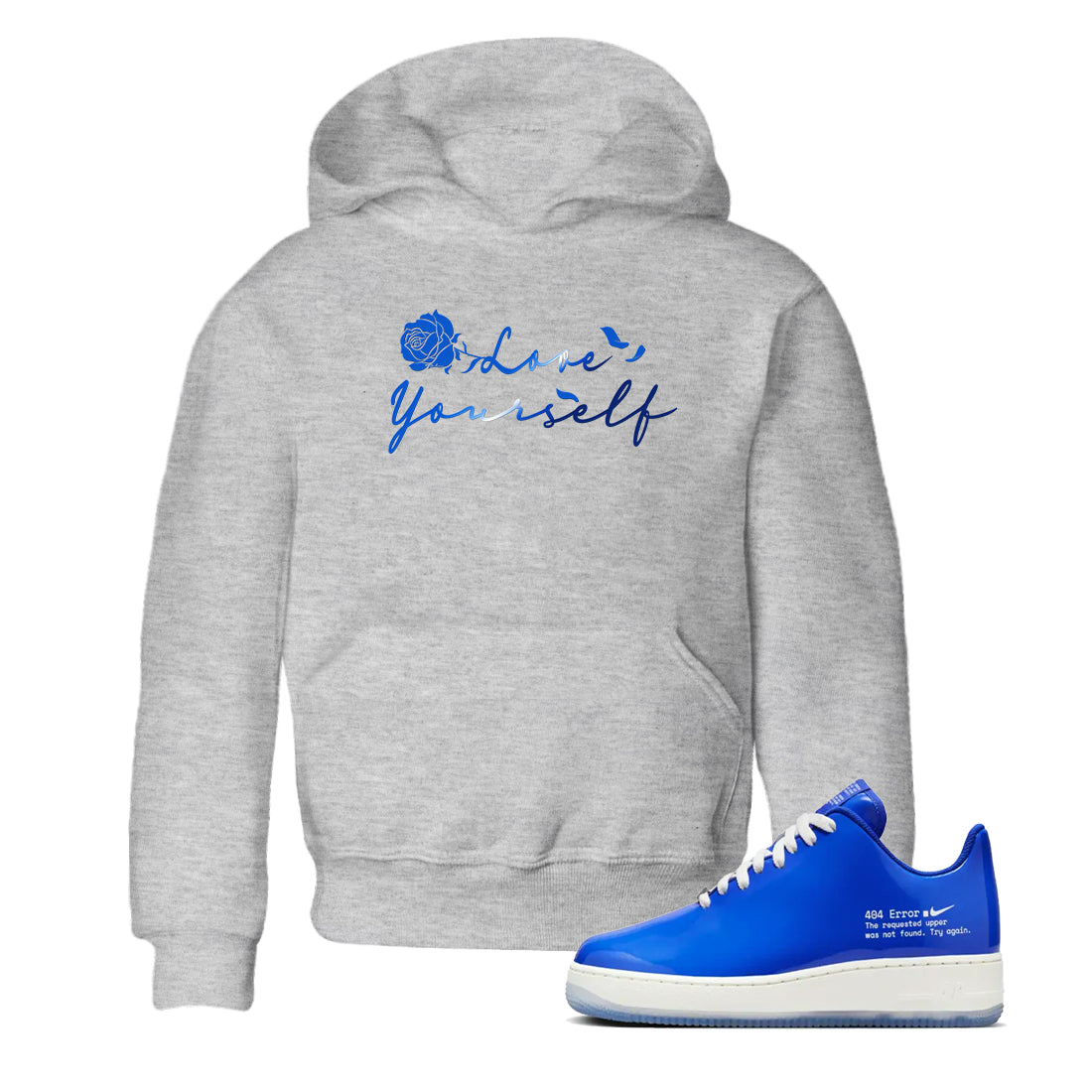 Love Yourself snkmatch Tees Kids - Air Force 1 404 Error
