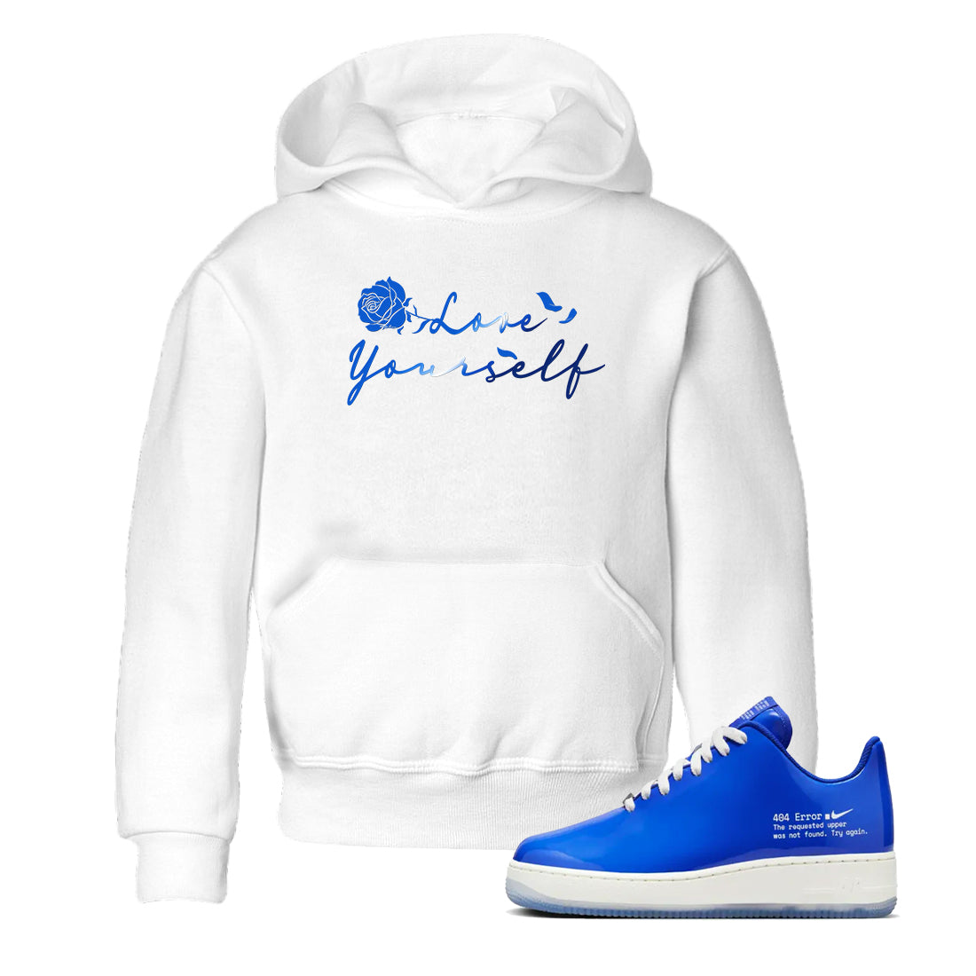 Love Yourself snkmatch Tees Kids - Air Force 1 404 Error