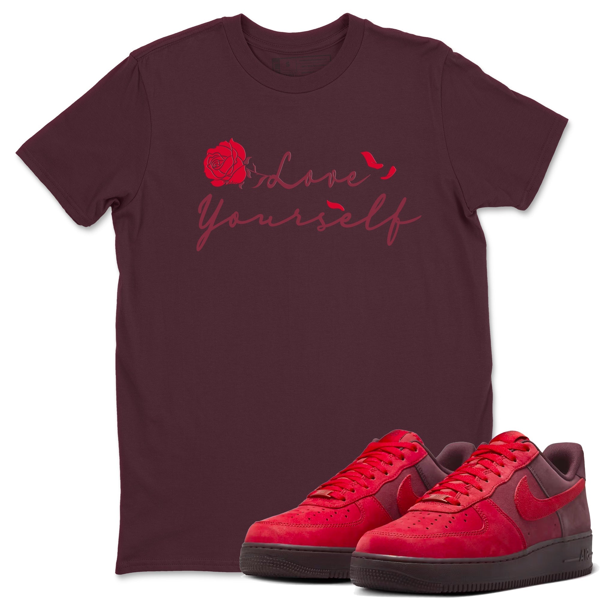 Love Yourself snkmatch Tees - Air Force1 Layers Of Love