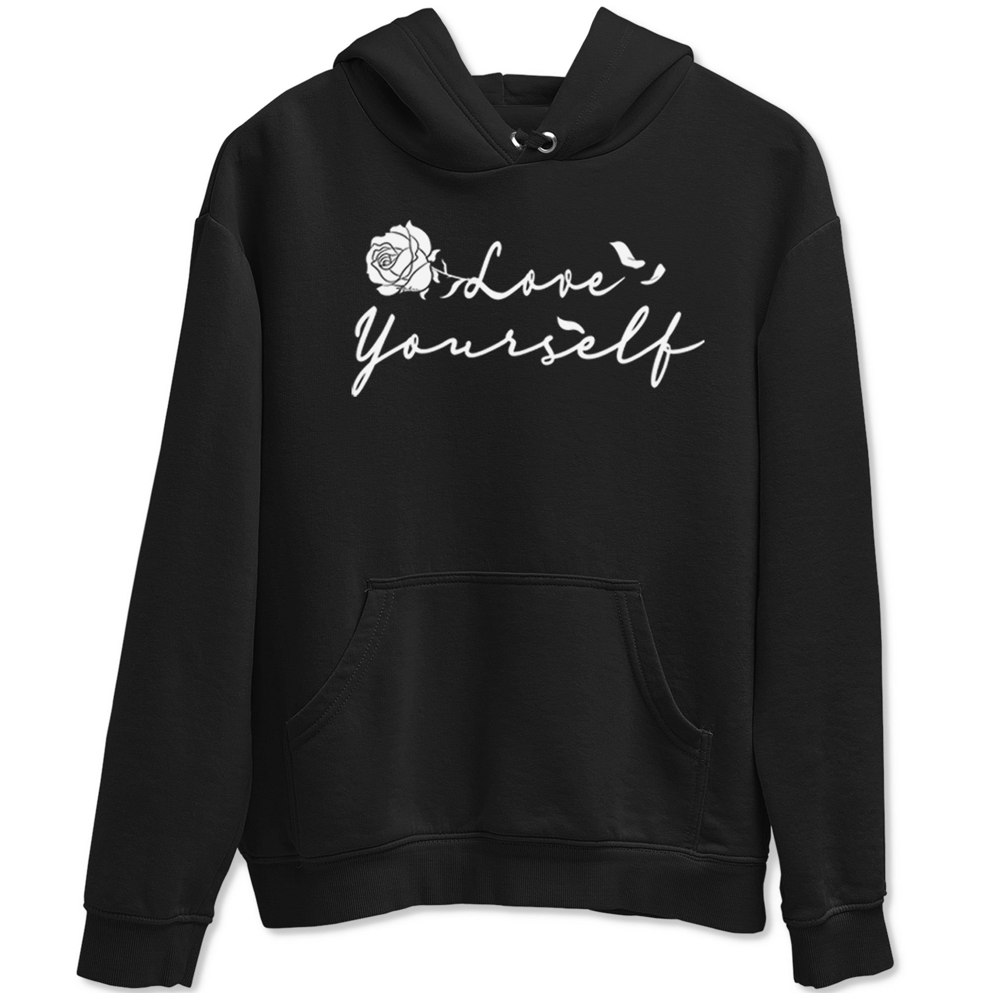 Love Yourself snkmatch Tees - Air Jordan 1 Black White