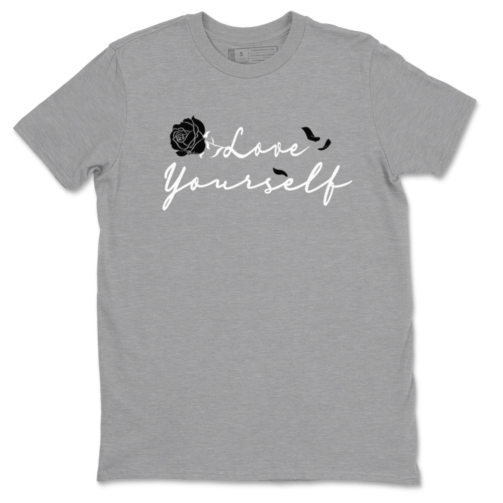 Love Yourself snkmatch Tees - Air Jordan 1 Black White