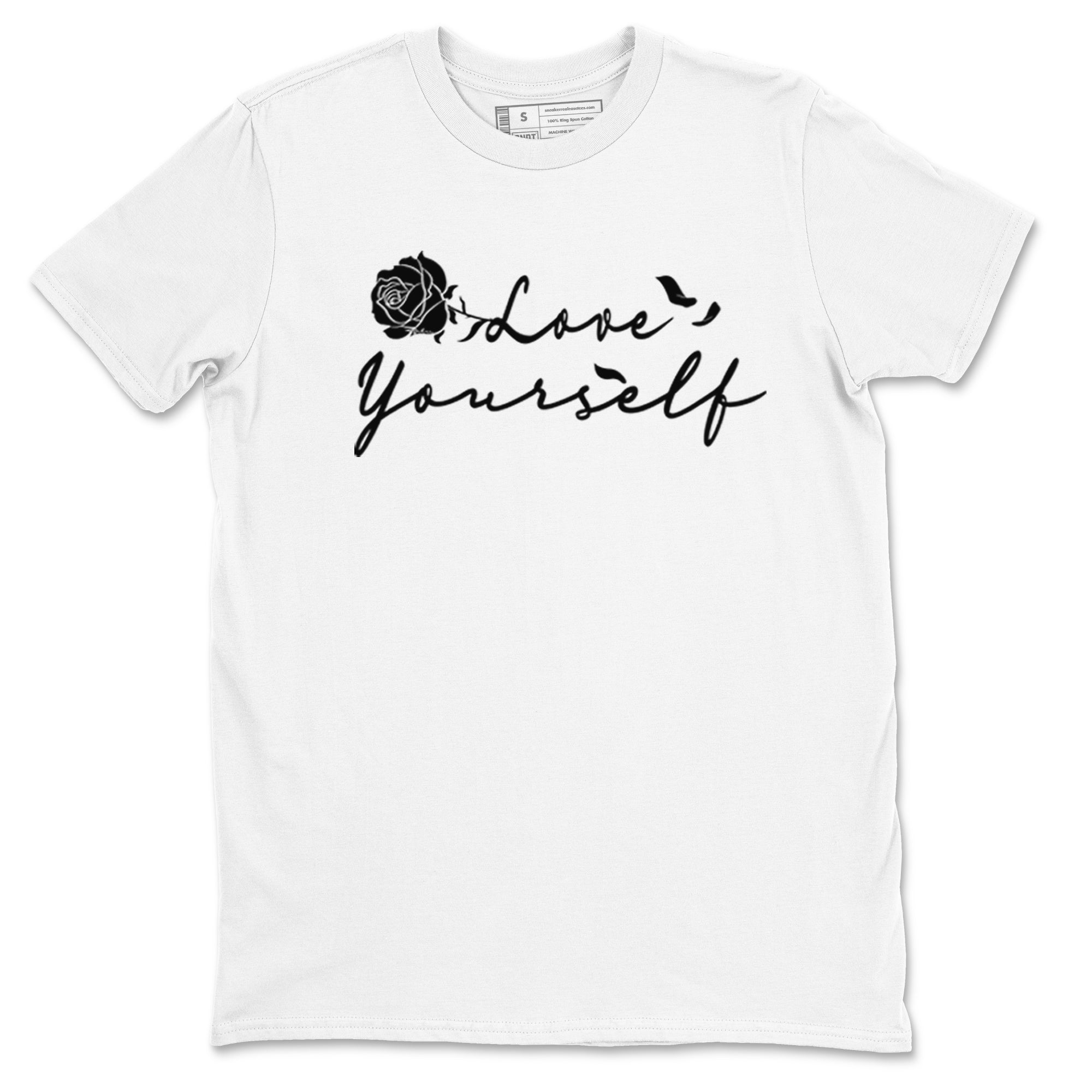 Love Yourself snkmatch Tees - Air Jordan 1 Black White