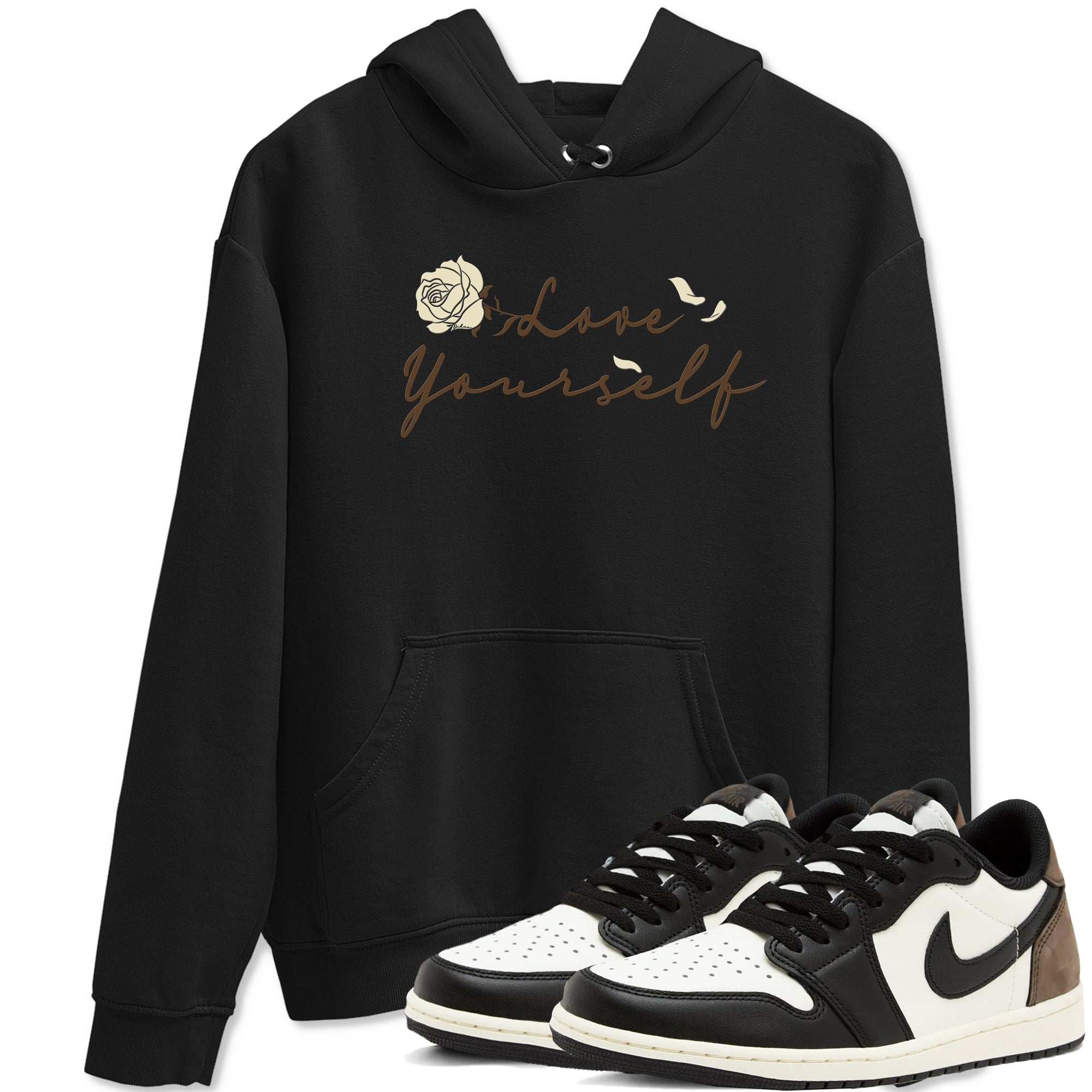 Love Yourself snkmatch Tees - Air Jordan 1 Mocha