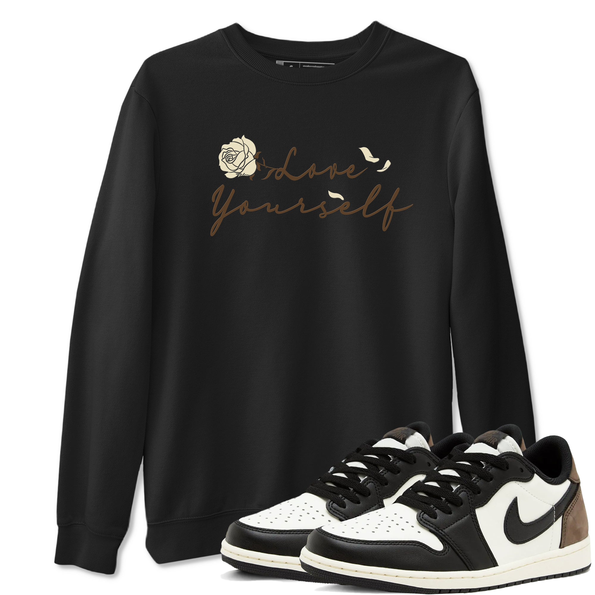 Love Yourself snkmatch Tees - Air Jordan 1 Mocha