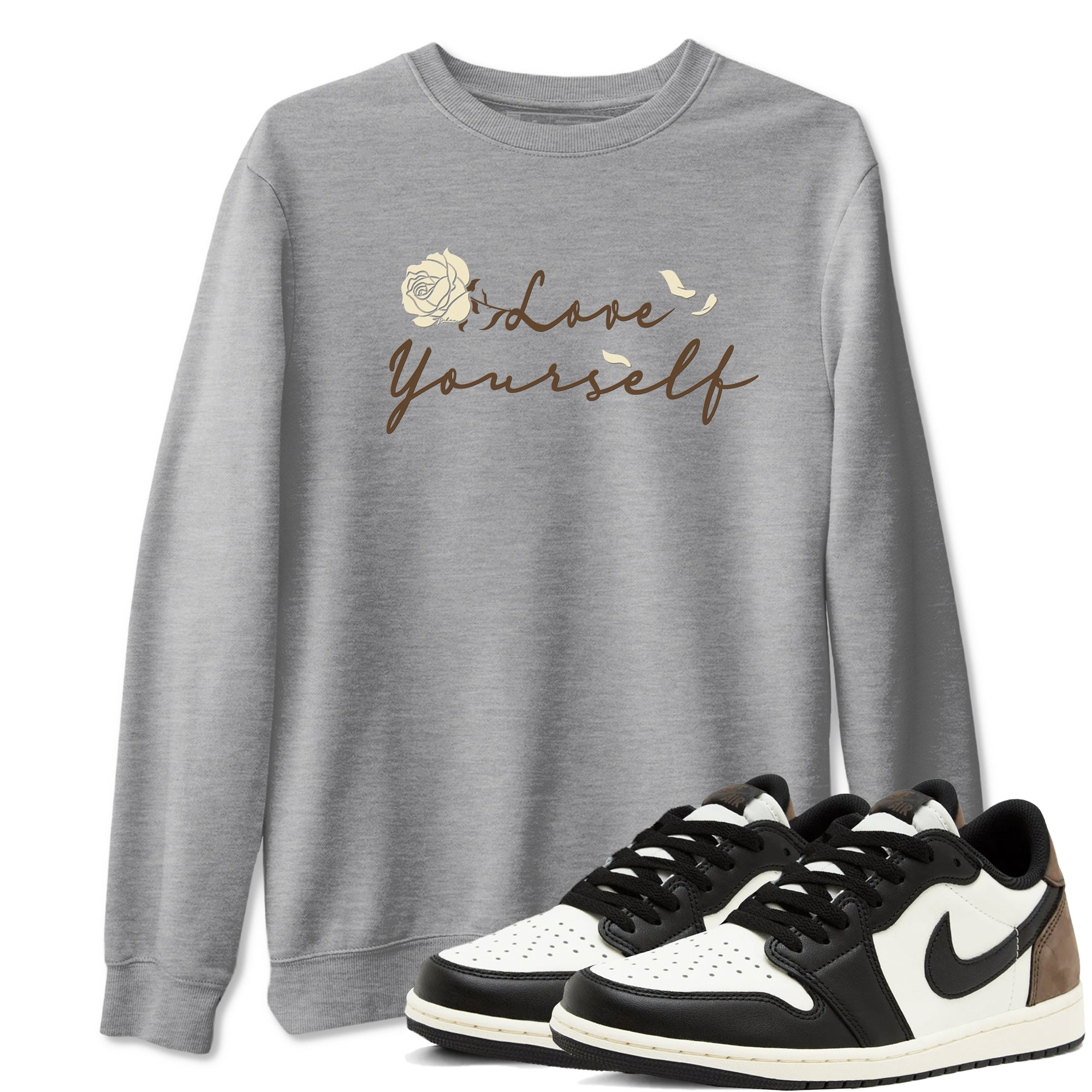 Love Yourself snkmatch Tees - Air Jordan 1 Mocha