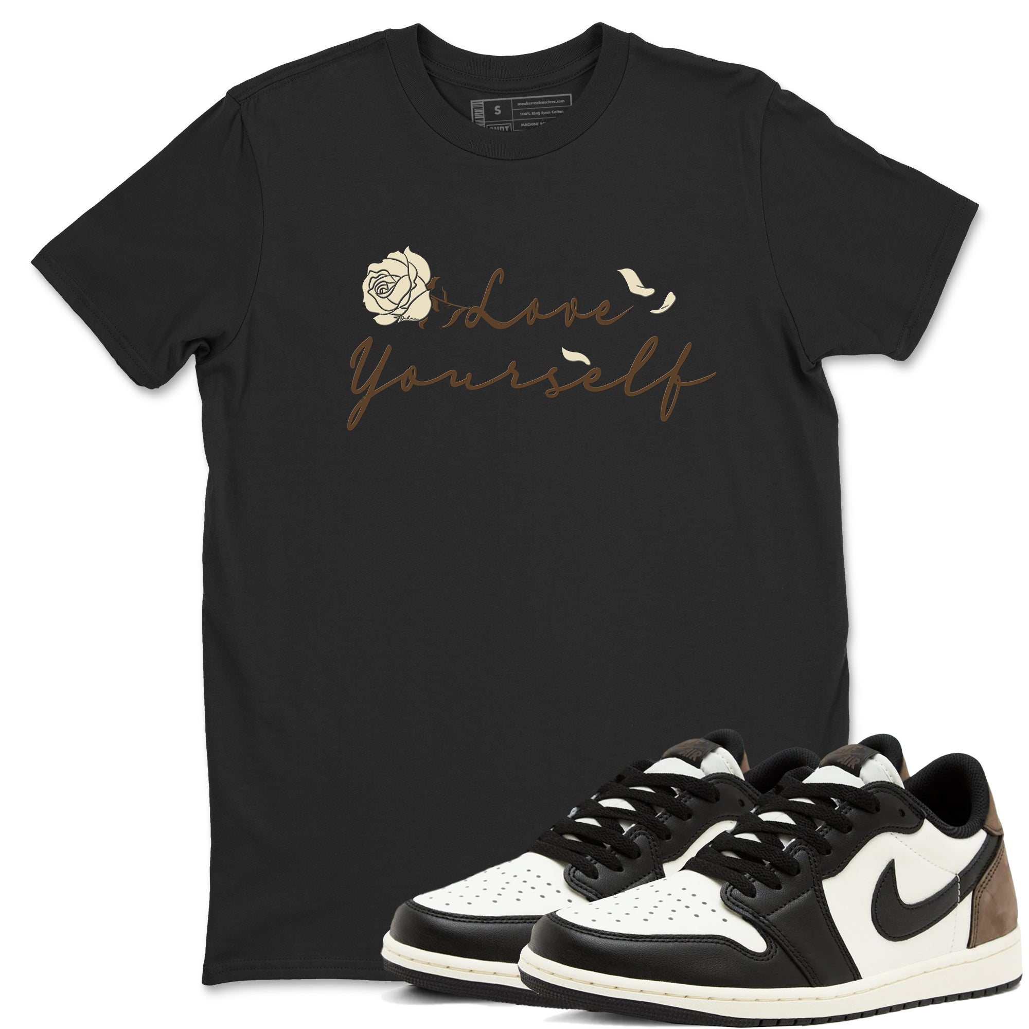 Love Yourself snkmatch Tees - Air Jordan 1 Mocha